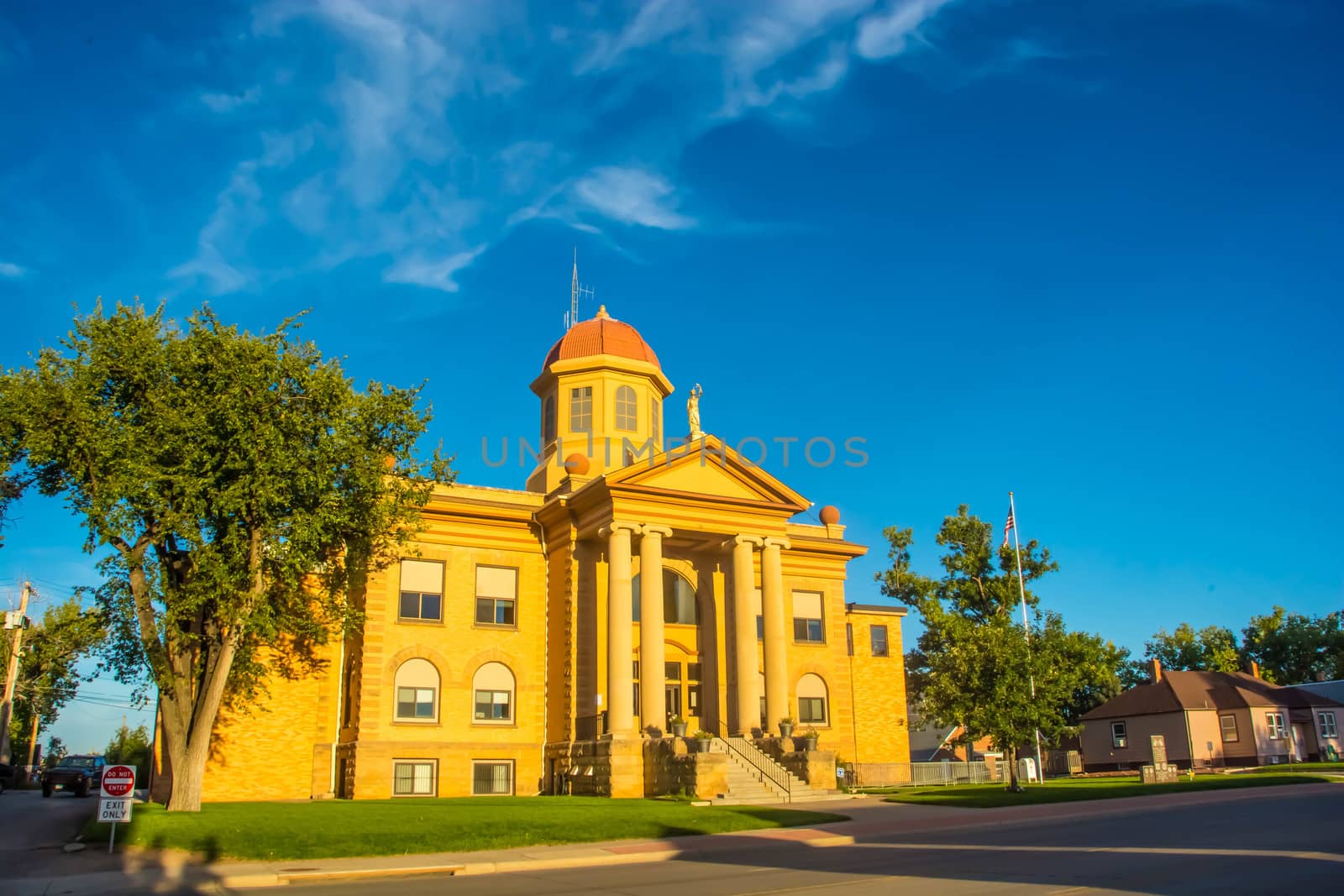 Historic City Hall in Downtown Belle Fourche, South Dakota by cestes001
