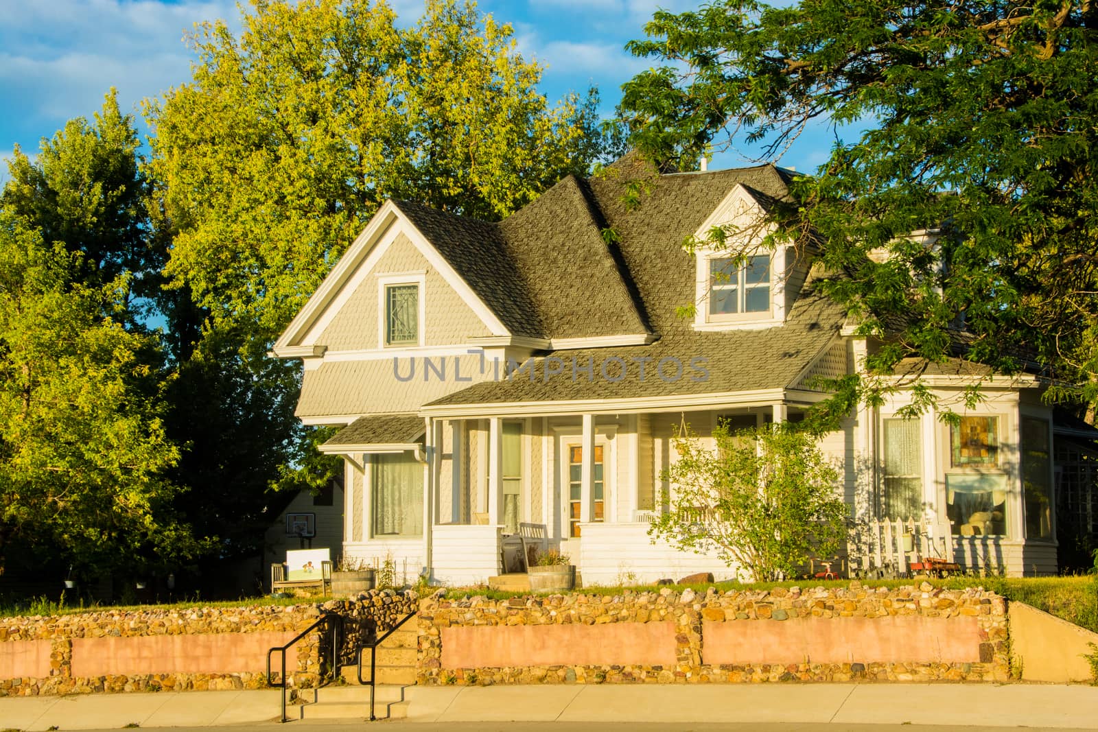 Vintage House on Main Highway Through Belle Fourche, South Dakot by cestes001