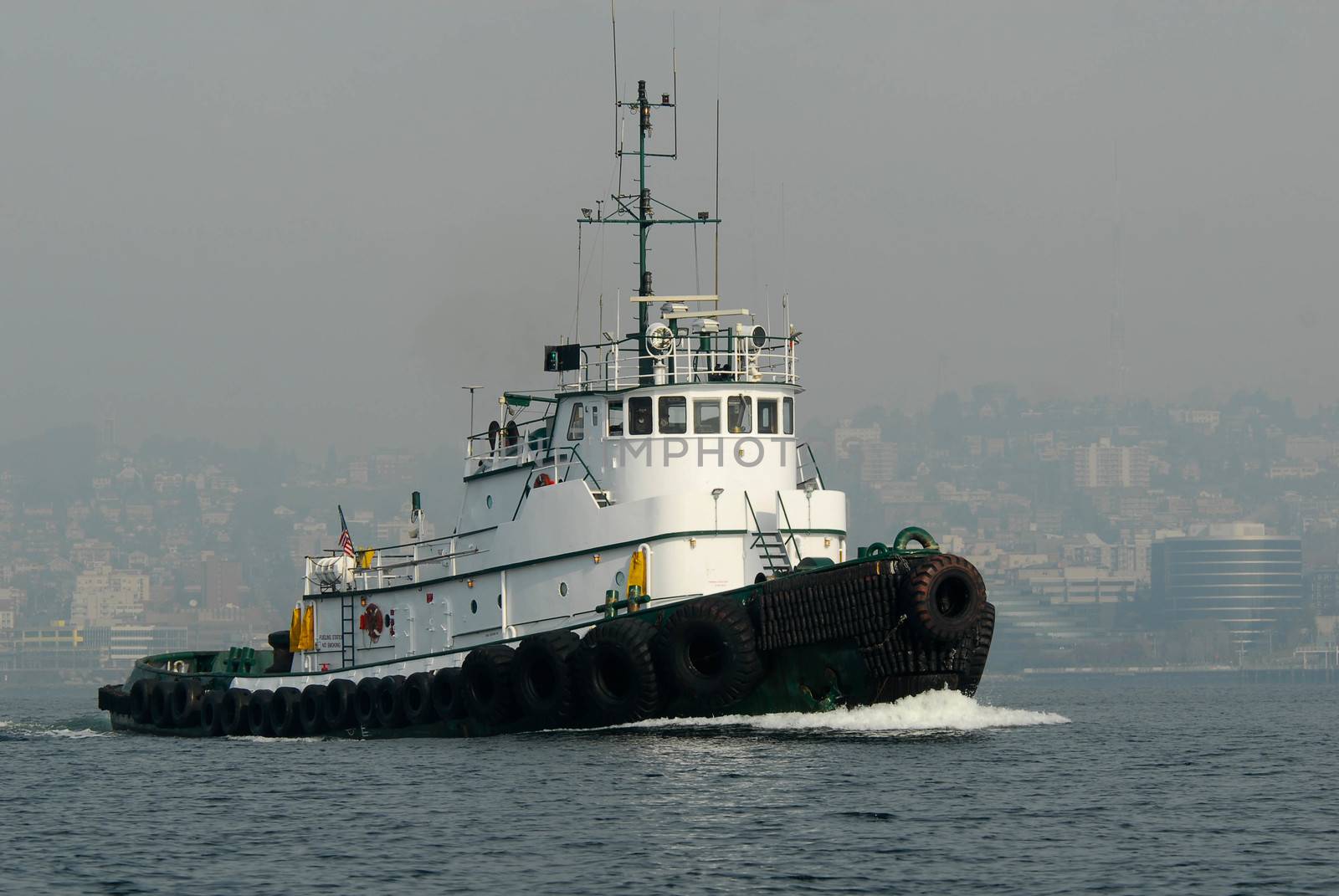 Ocean Going Tug Underway on Puget Sound by cestes001