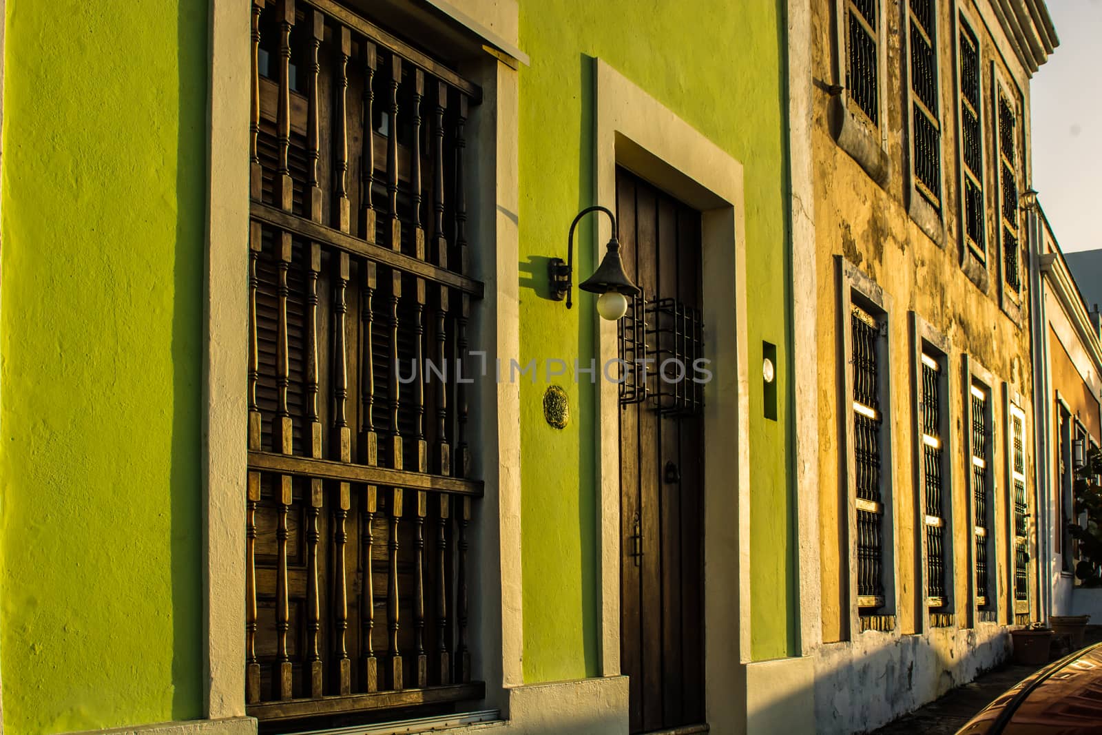 Store fronts in Old Town, San Juan, Puerto Rico