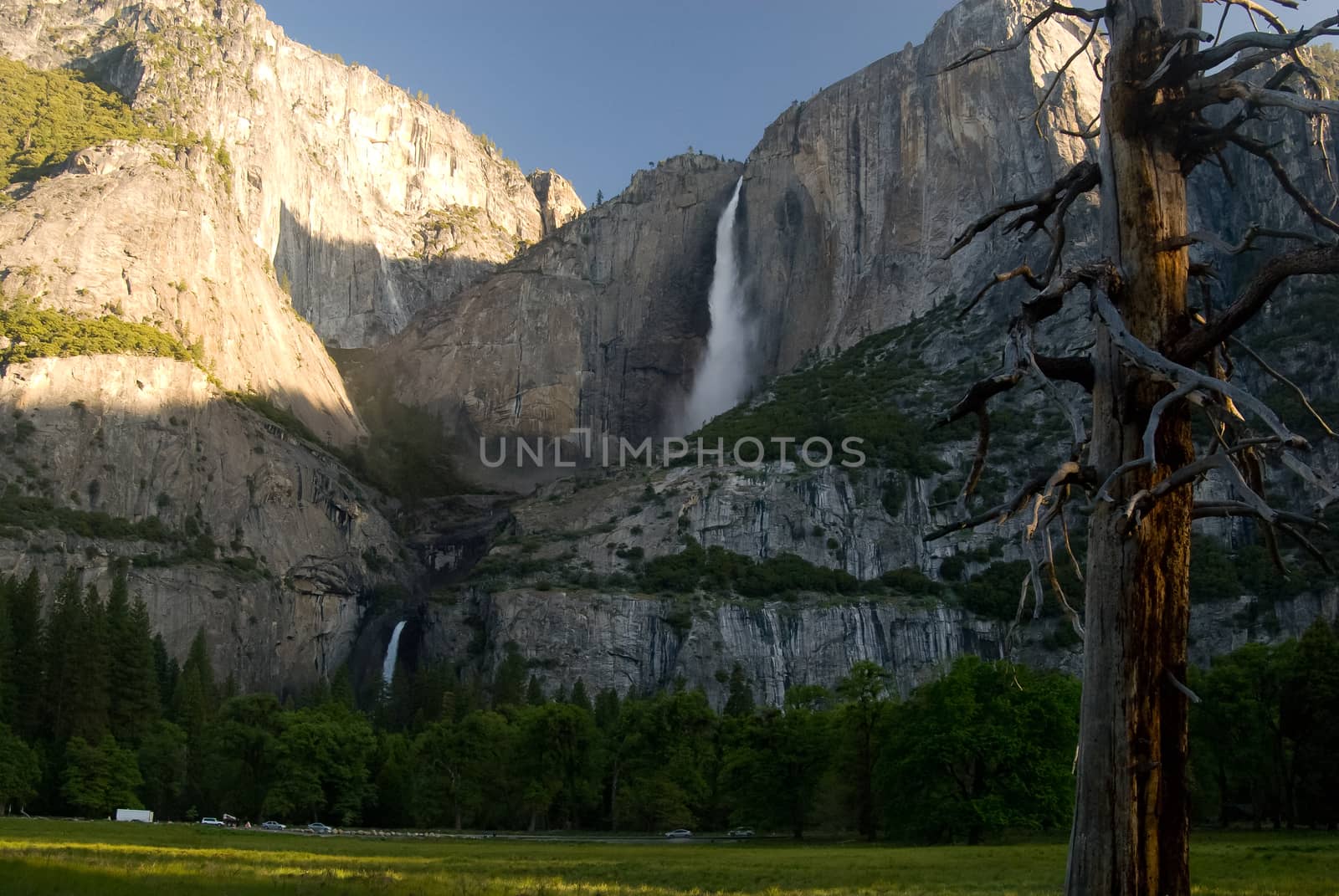 Yosemite Falls from Yosemite Valley, CA