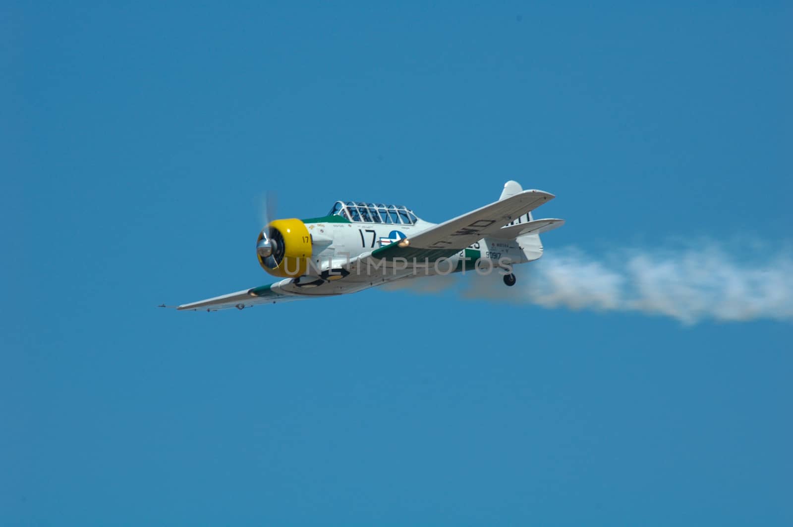 Stunt plane at Riverside Airshow, 2006,  Riverside, CA