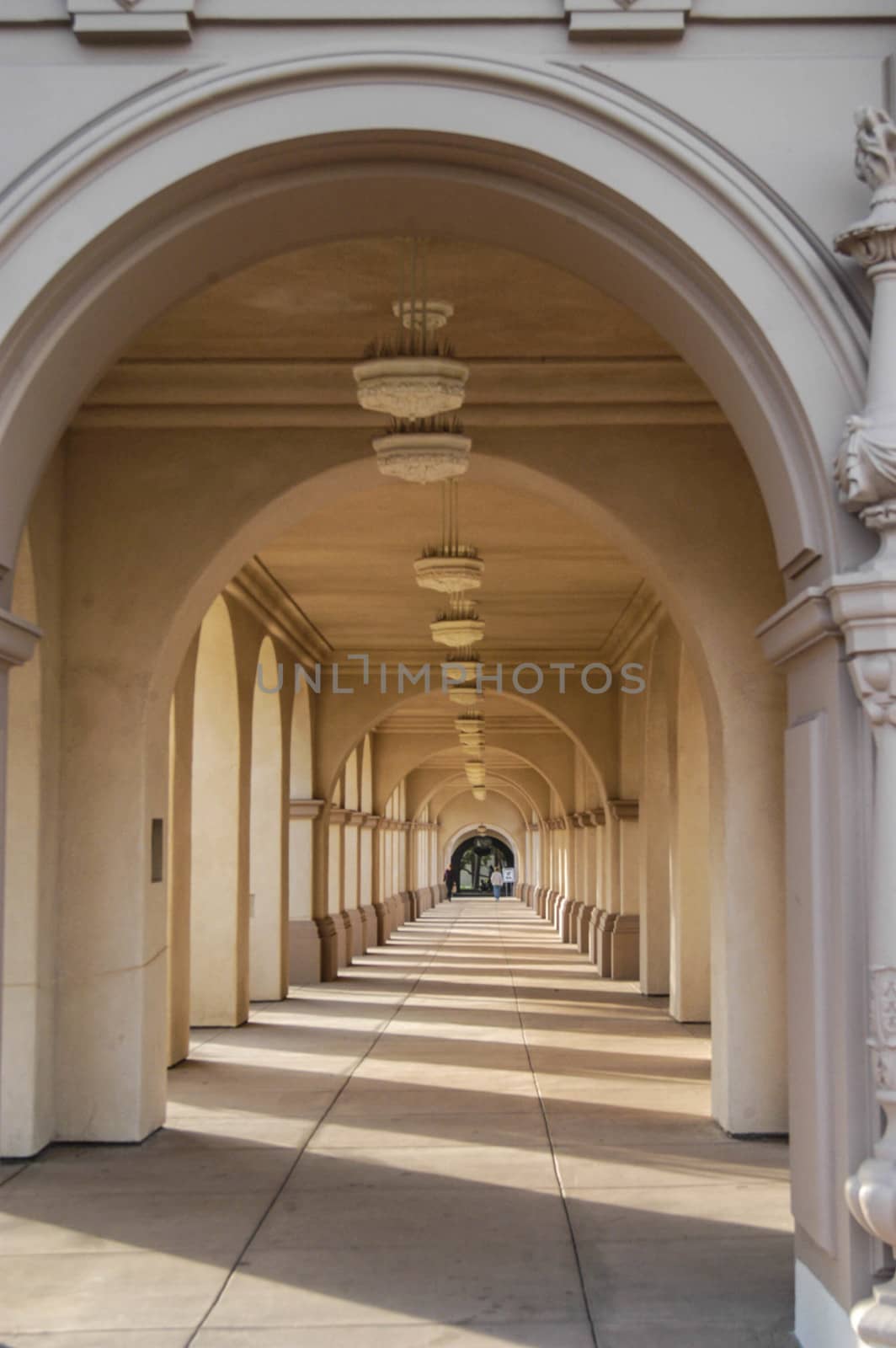 Arched Corridor, Balboa Park, San Diego, CA