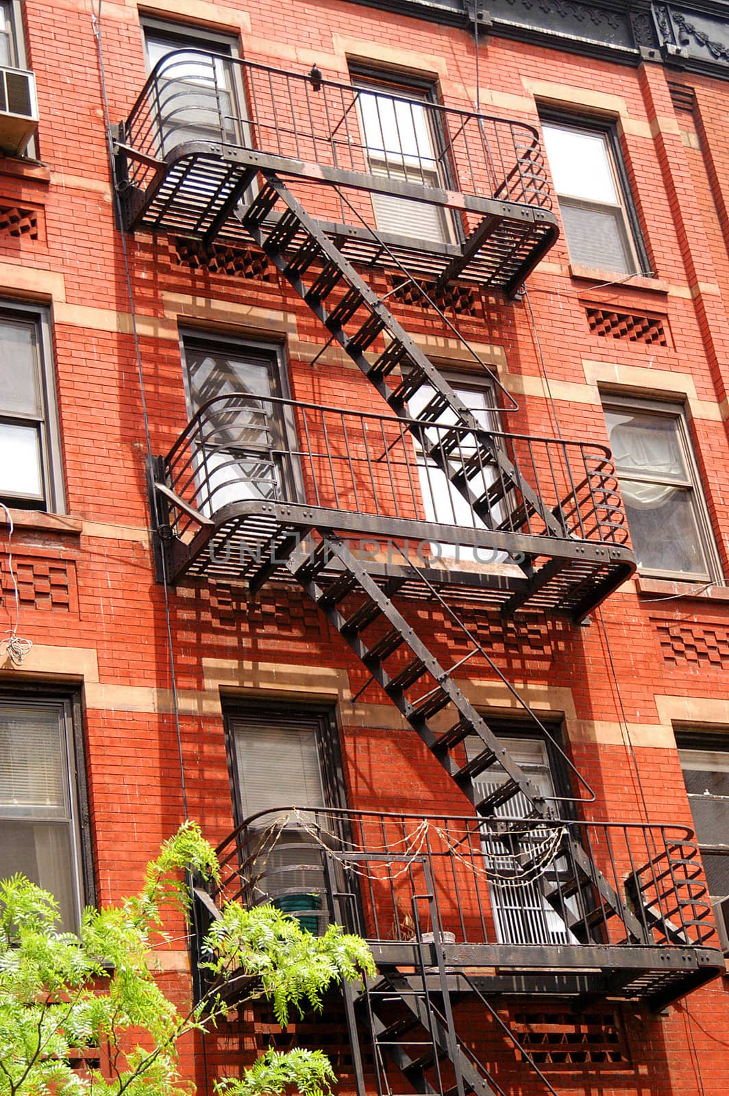 Manhattan Building front showing architecturral details