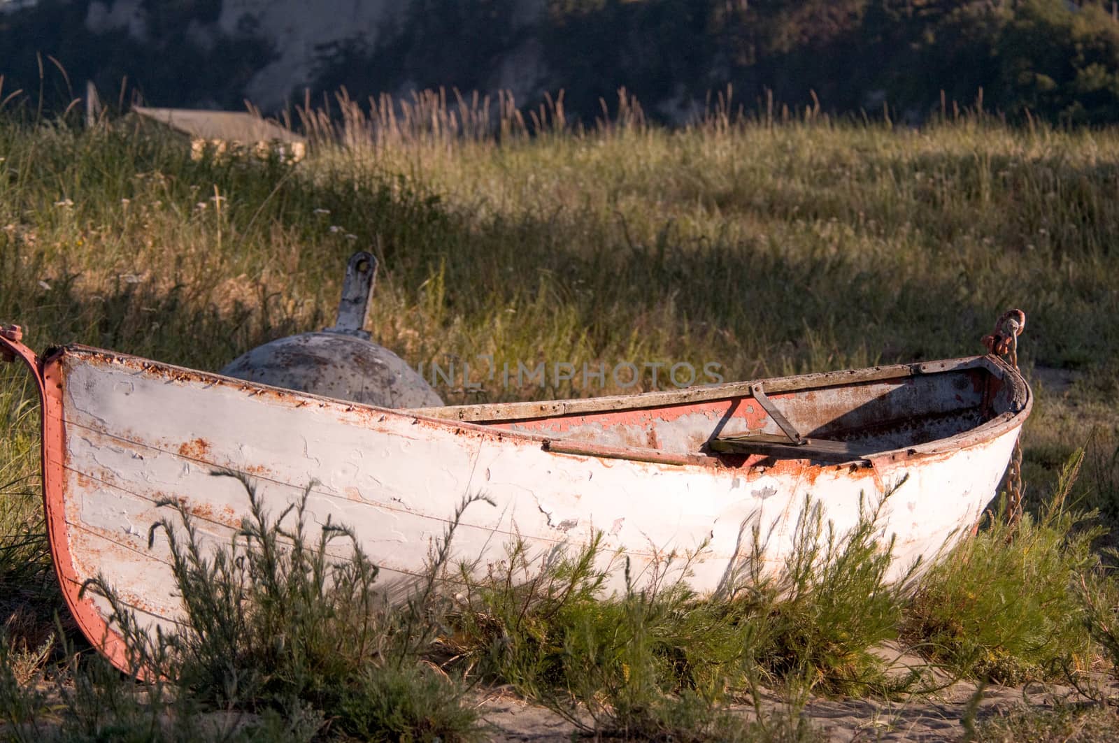 Lifeboat on the beach, Port Townsend, WA by cestes001