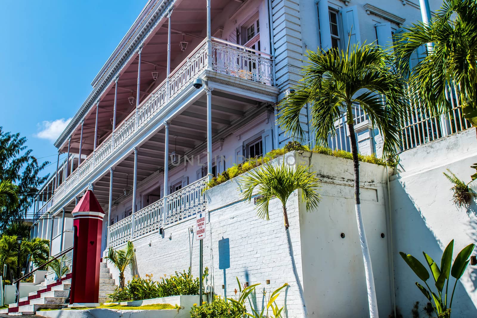 Lt Govenrner's mansion in old town, Charlotte Amalie, St. Thomas, USVI