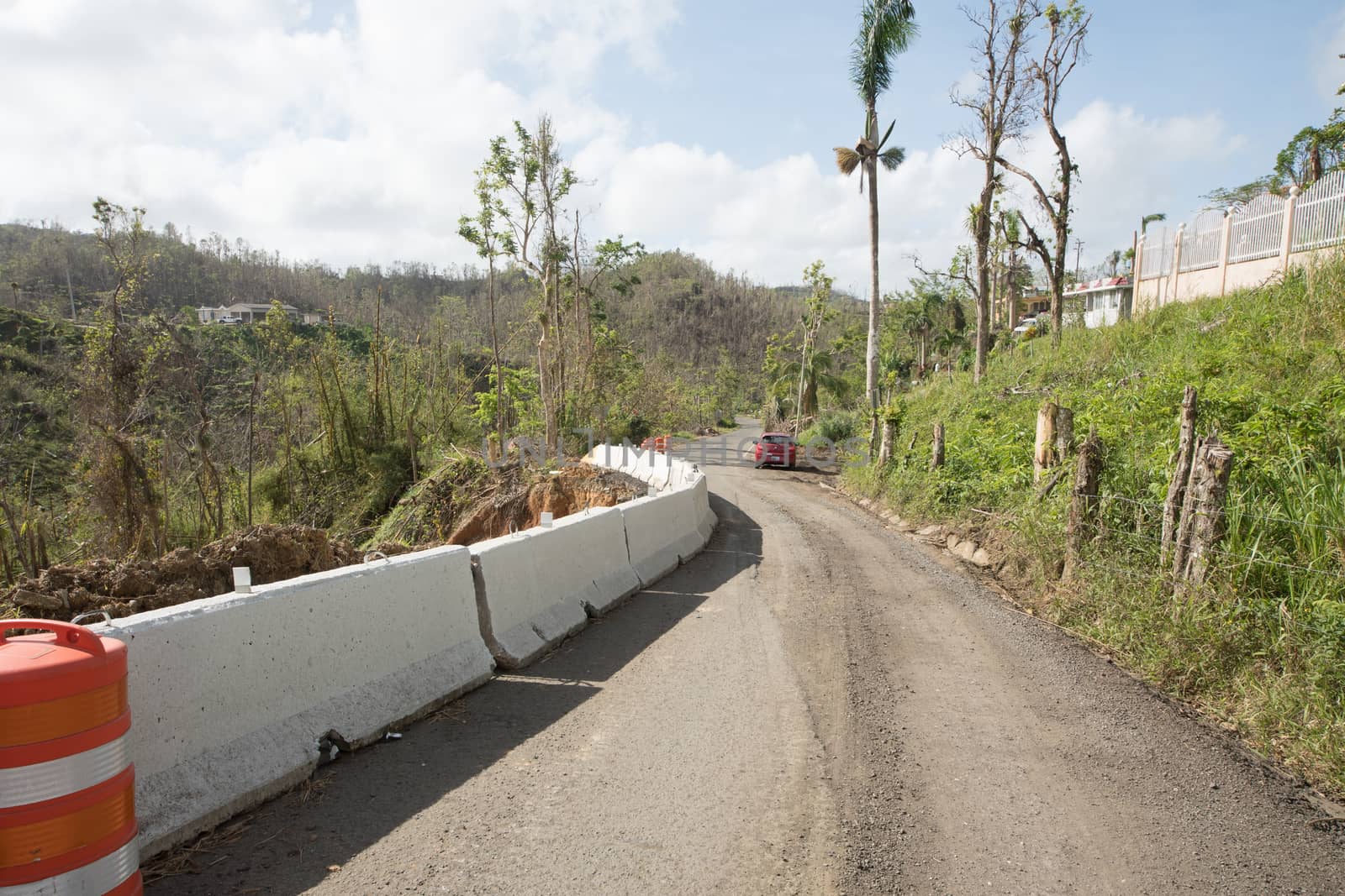 Road damage from Hurricane Maria, Sep 2017 by cestes001