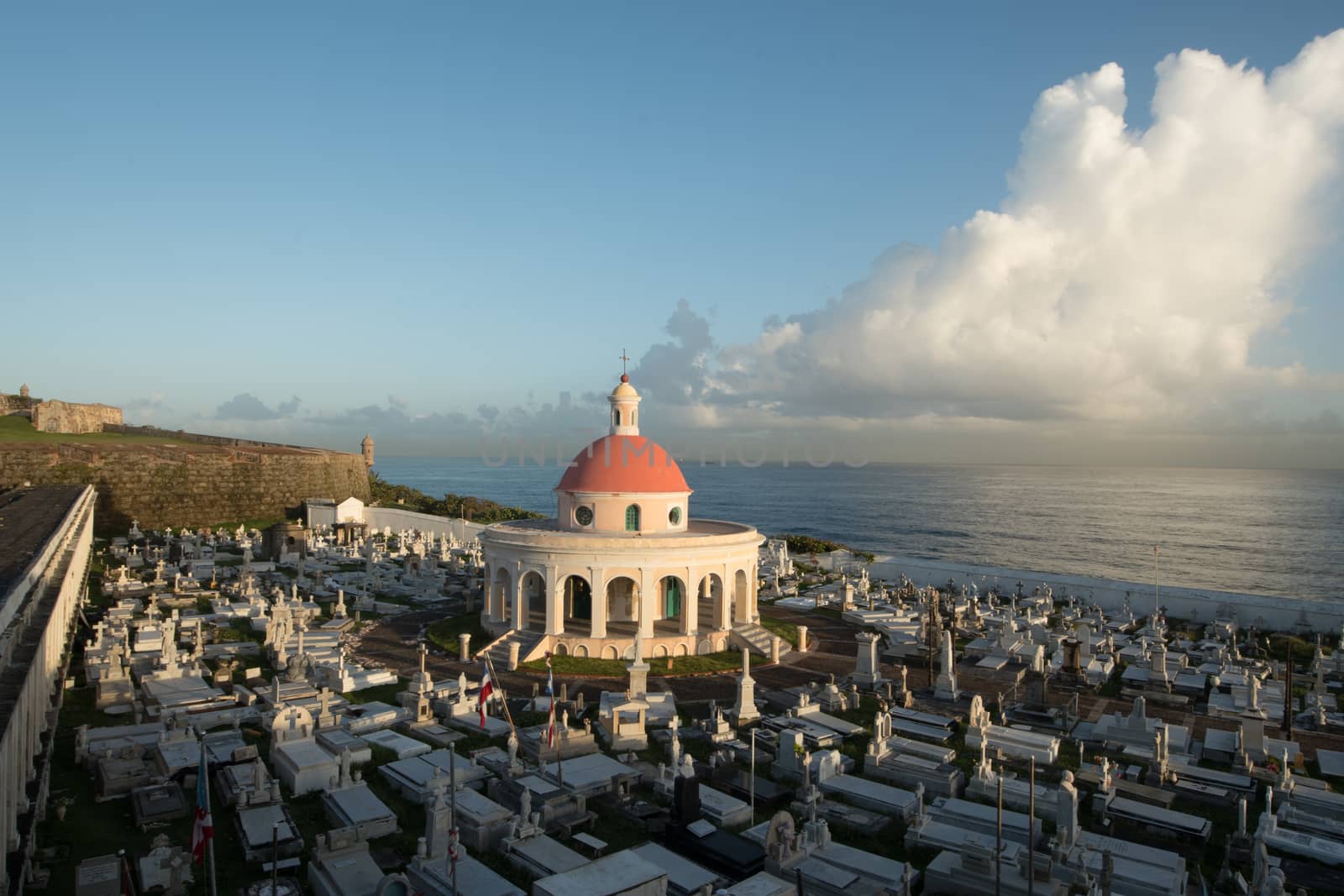 Sunrise view of San Juan Cemetery