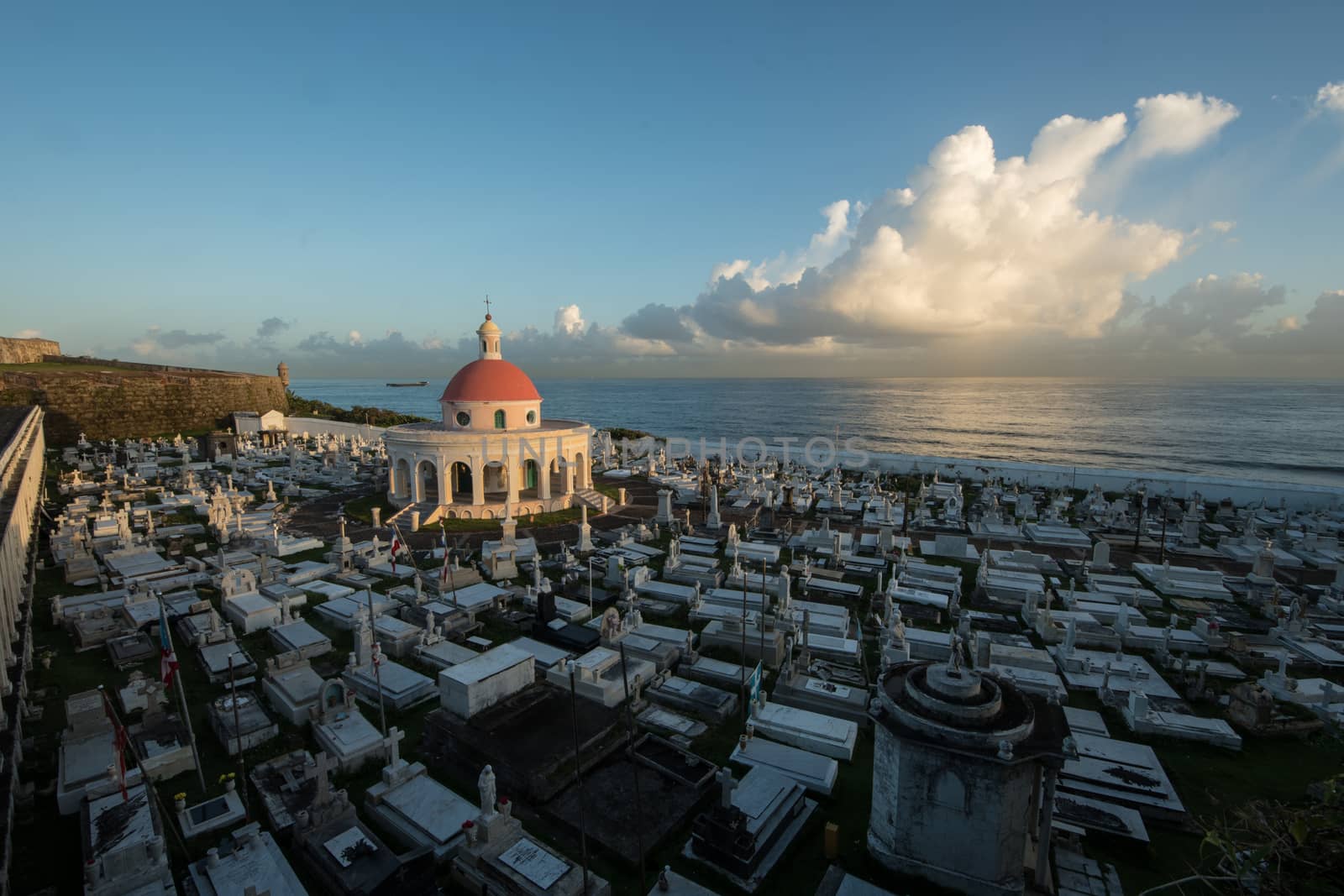 Sunrise view of San Juan Cemetery
