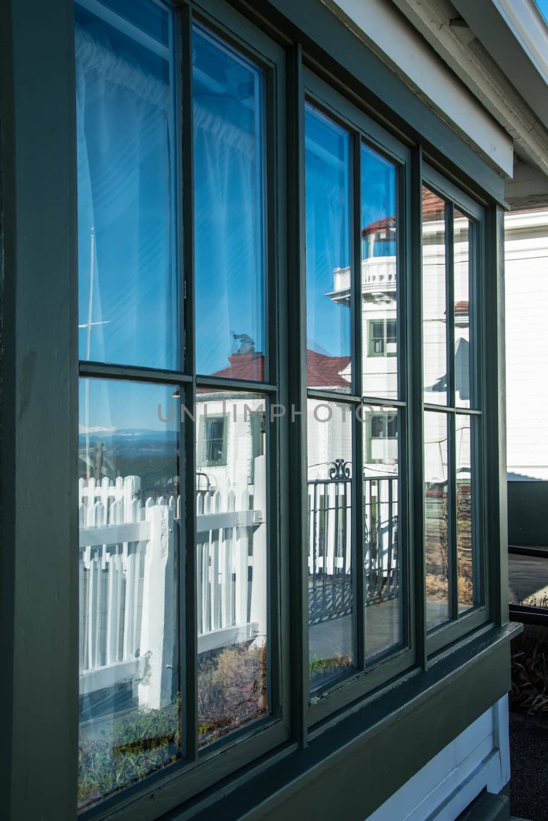 Windows in lighthouse keeper's shed by cestes001