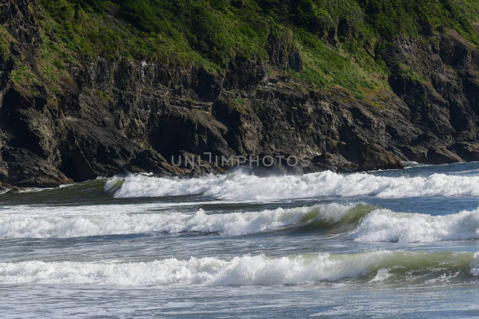 Good waves at La Push, Washington's First Beach.