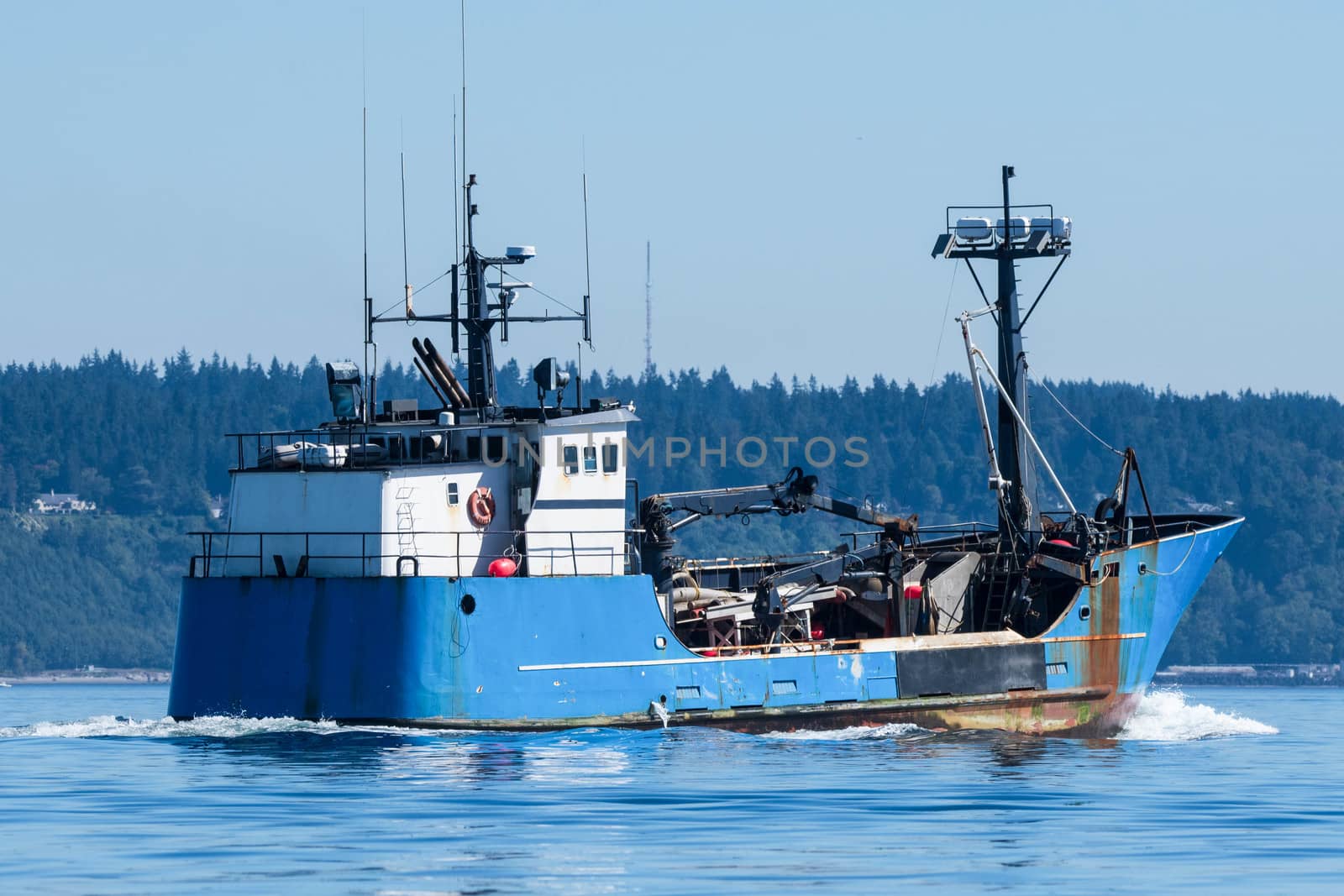 Misty Blue returning from a Salmon tendering trip to South Eaxt Alaska