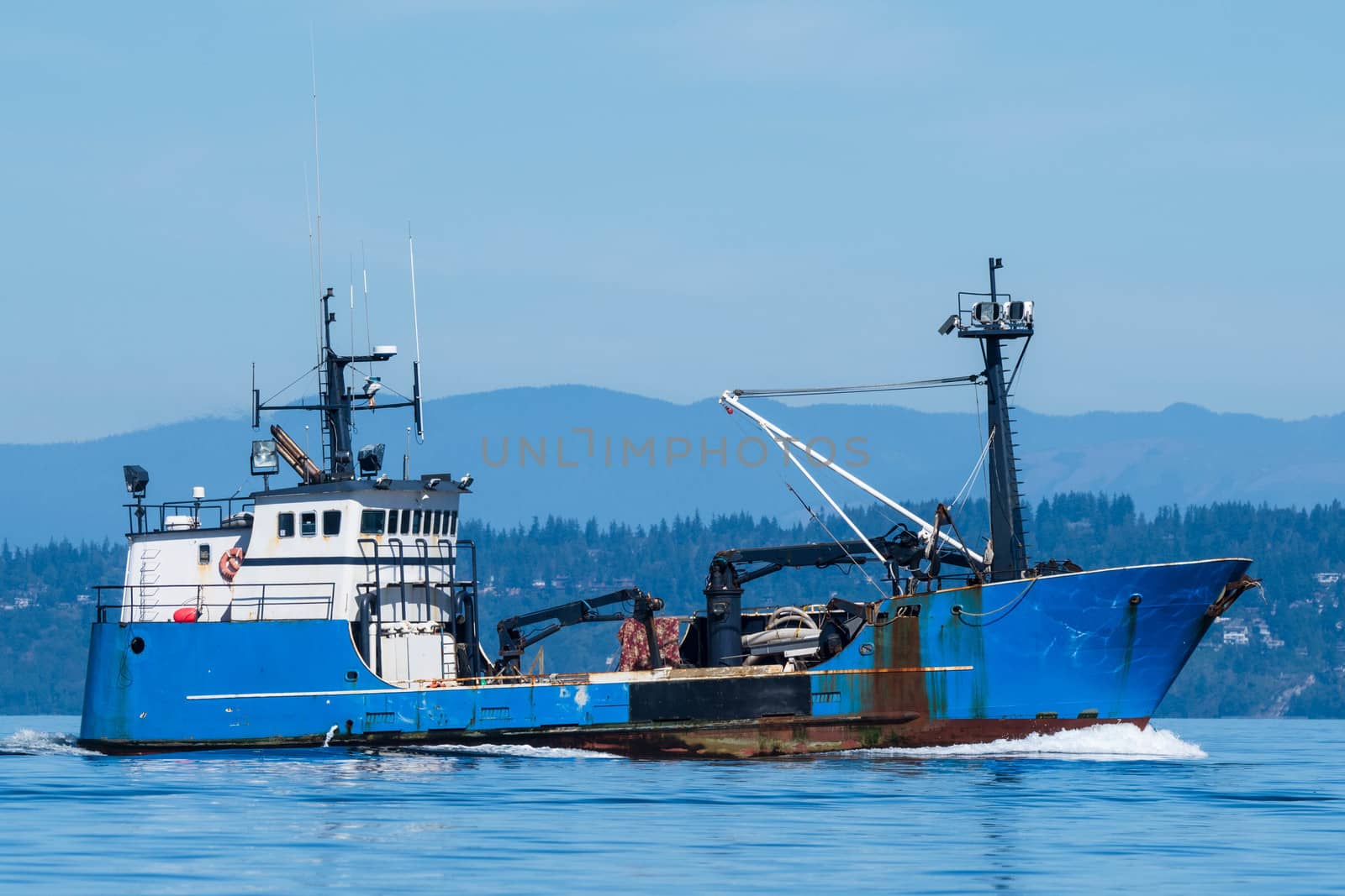 Misty Blue returning from a Salmon tendering trip to South Eaxt Alaska