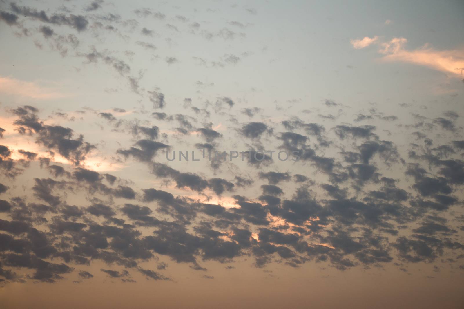 colorful and light clouds in the sky by berkay