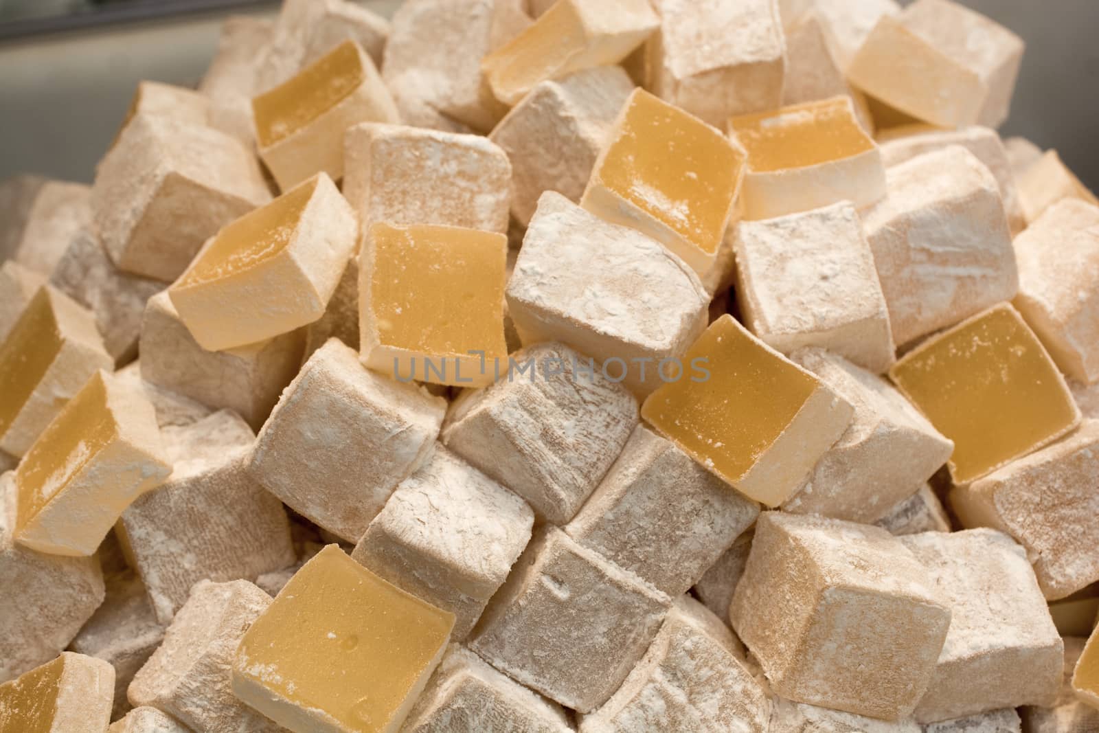 Turkish delight sweets made in Traditional style