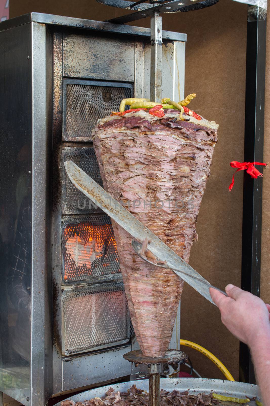Traditional Turkish Doner Kebab grill by berkay