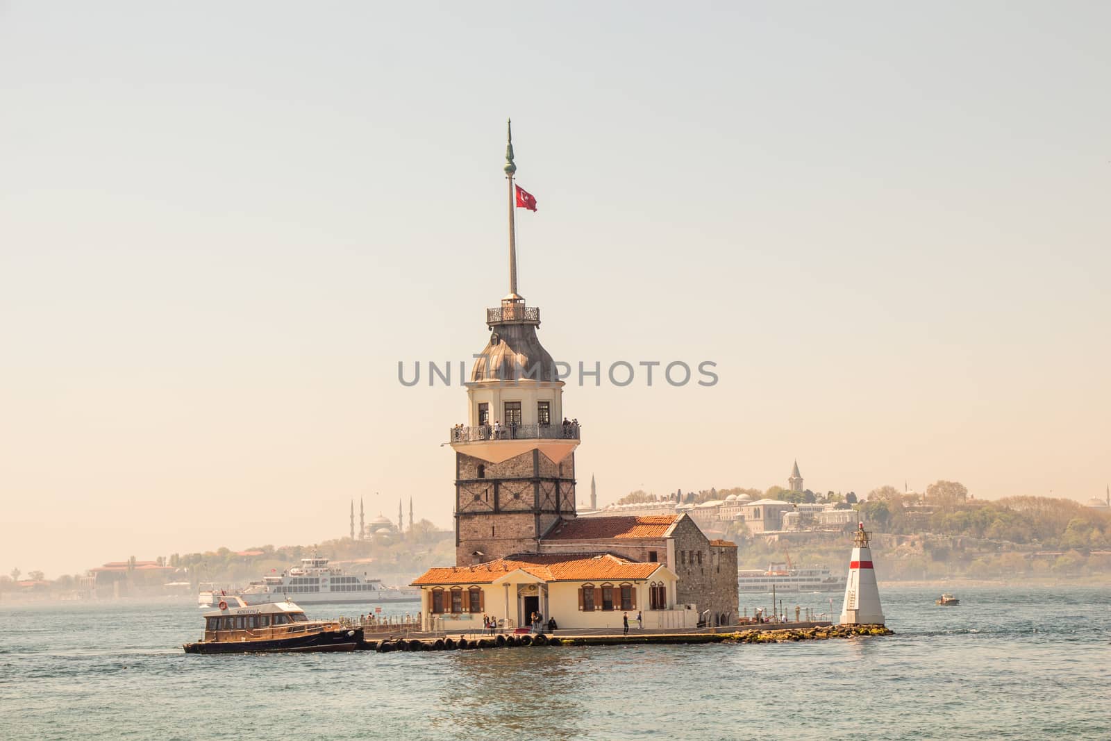 Maidens Tower located in Istanbul by berkay