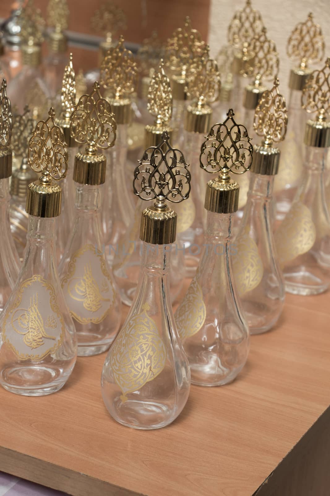  Set of Empty little transparent bottles by berkay