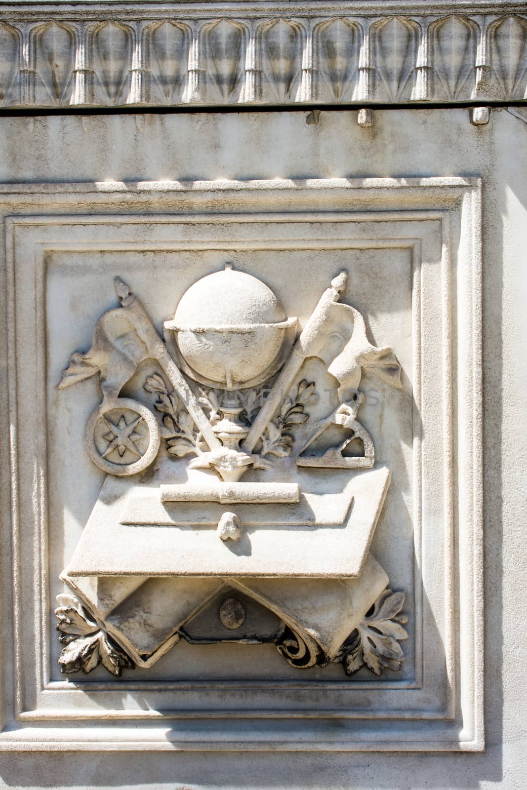 Ottoman marble carving art in detail