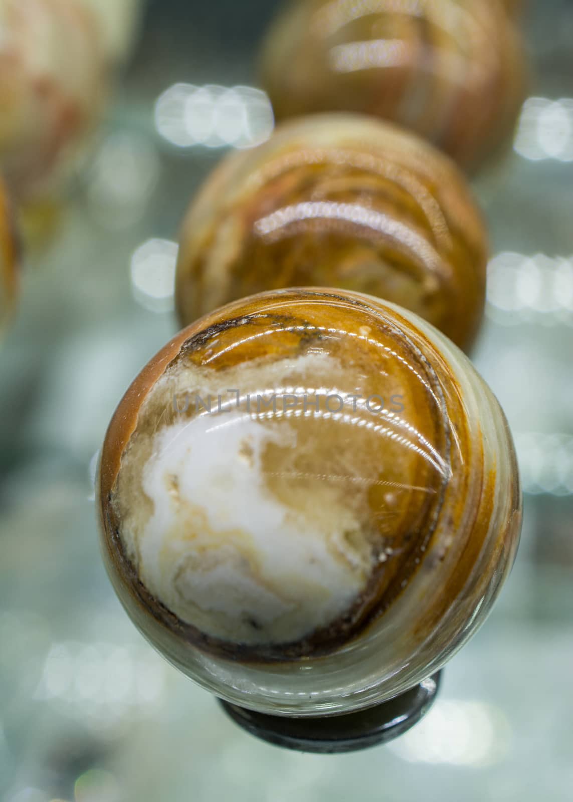 Plenty of marbles in the form of an egg
