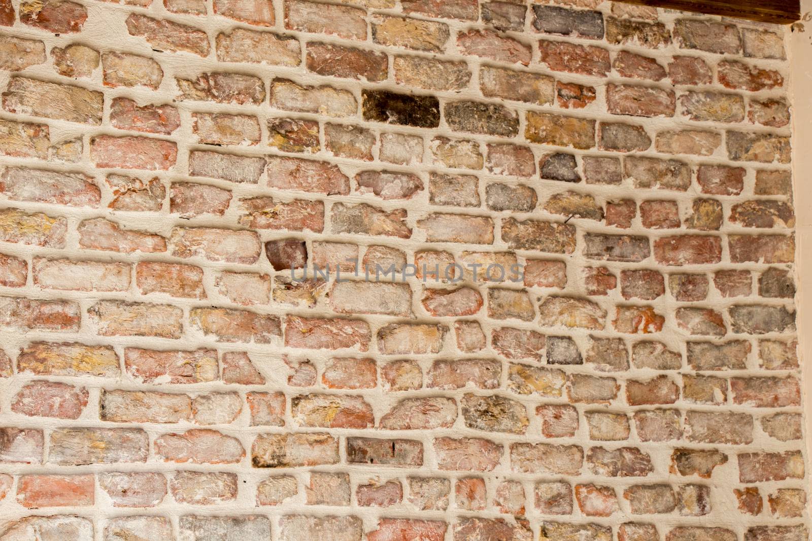 Old grunge brick wall as a background