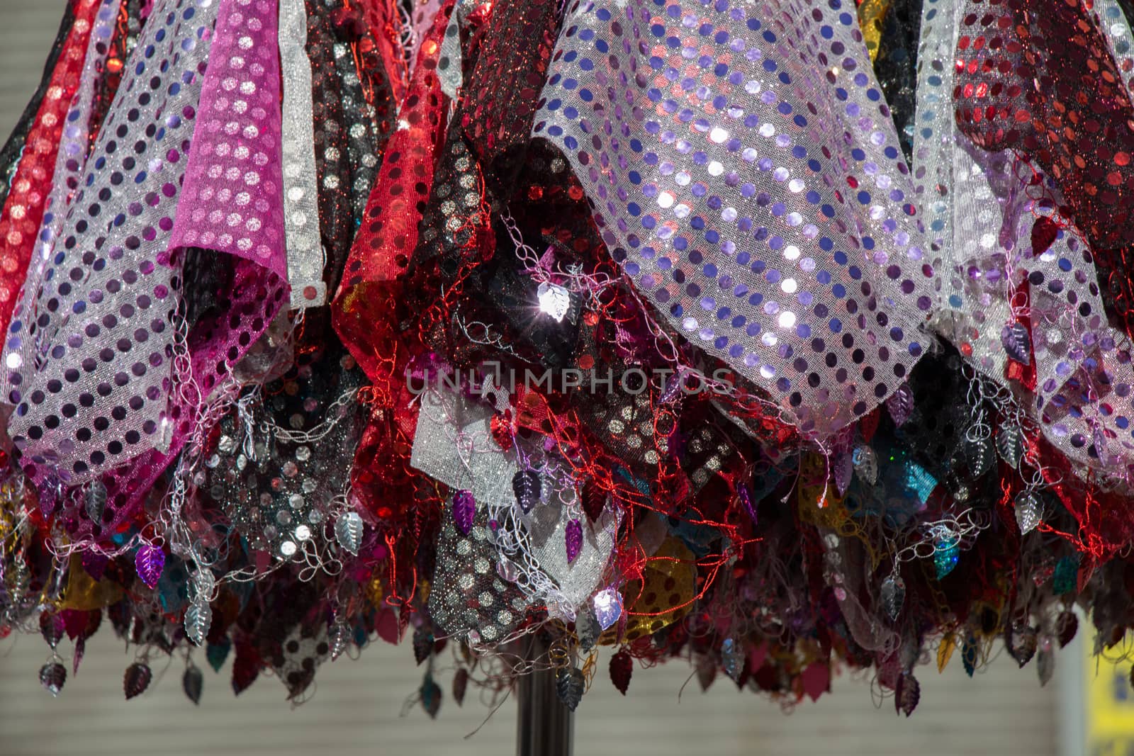 Turksih traditional woman scarf with floral embroidery