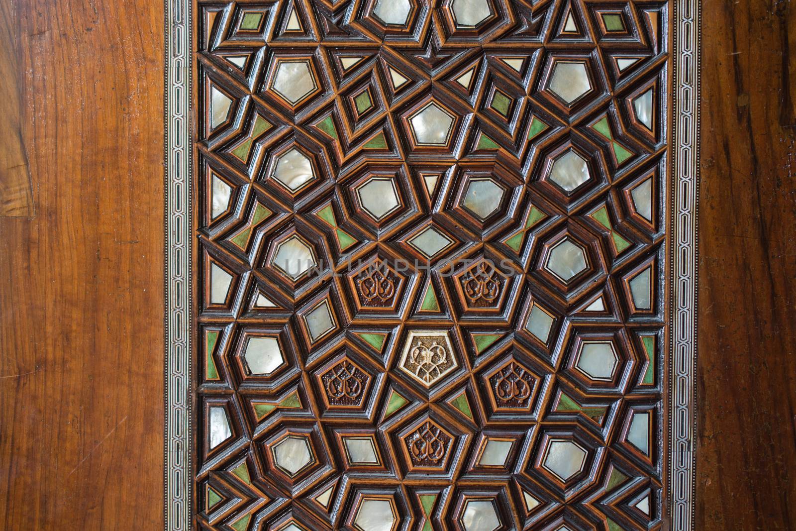 Ottoman art example of Mother of Pearl inlays