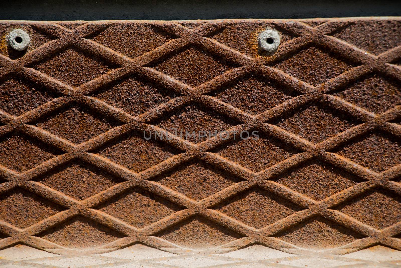 Metal surface as a background texture pattern