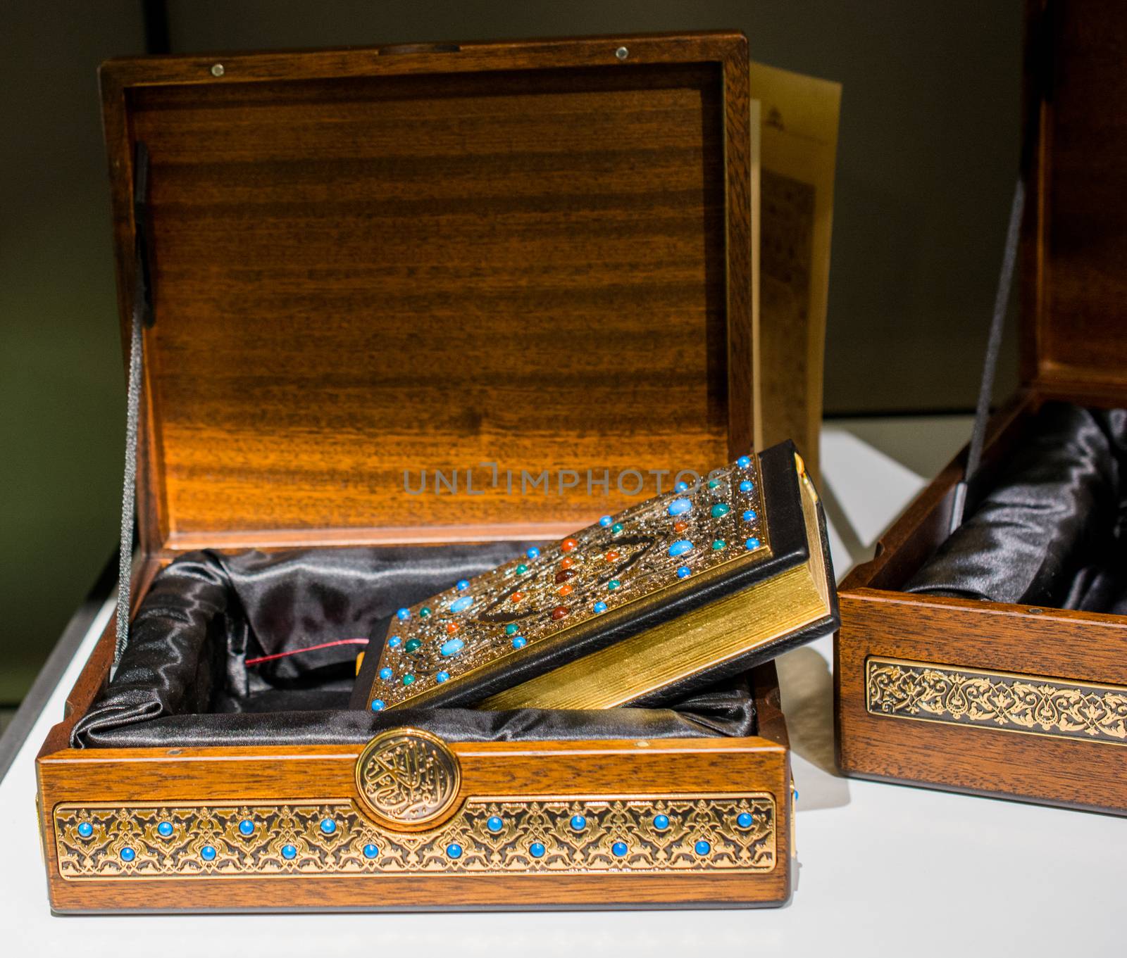 Holy Book Quran with decorative cover and  box