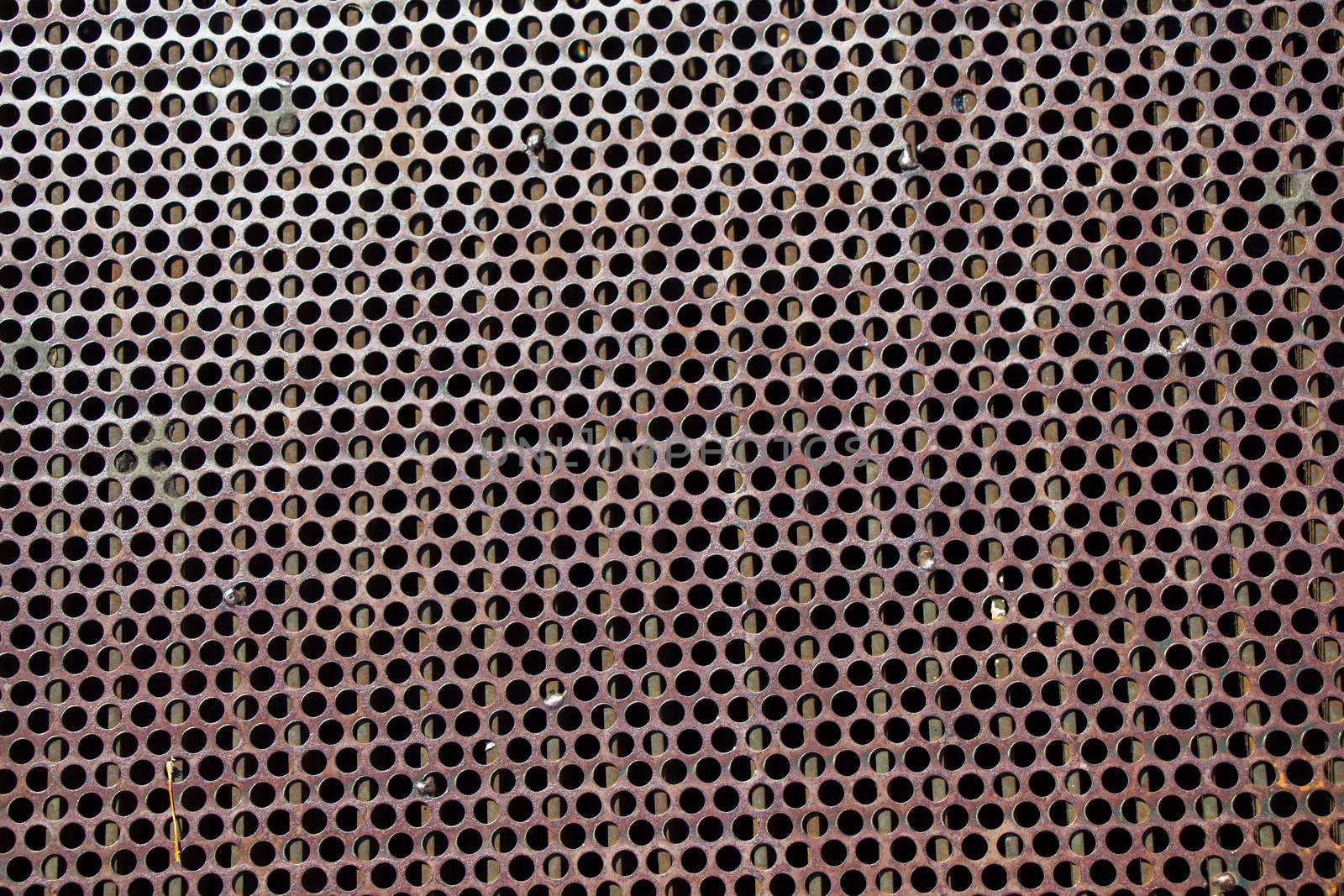 Metal surface as a background texture pattern