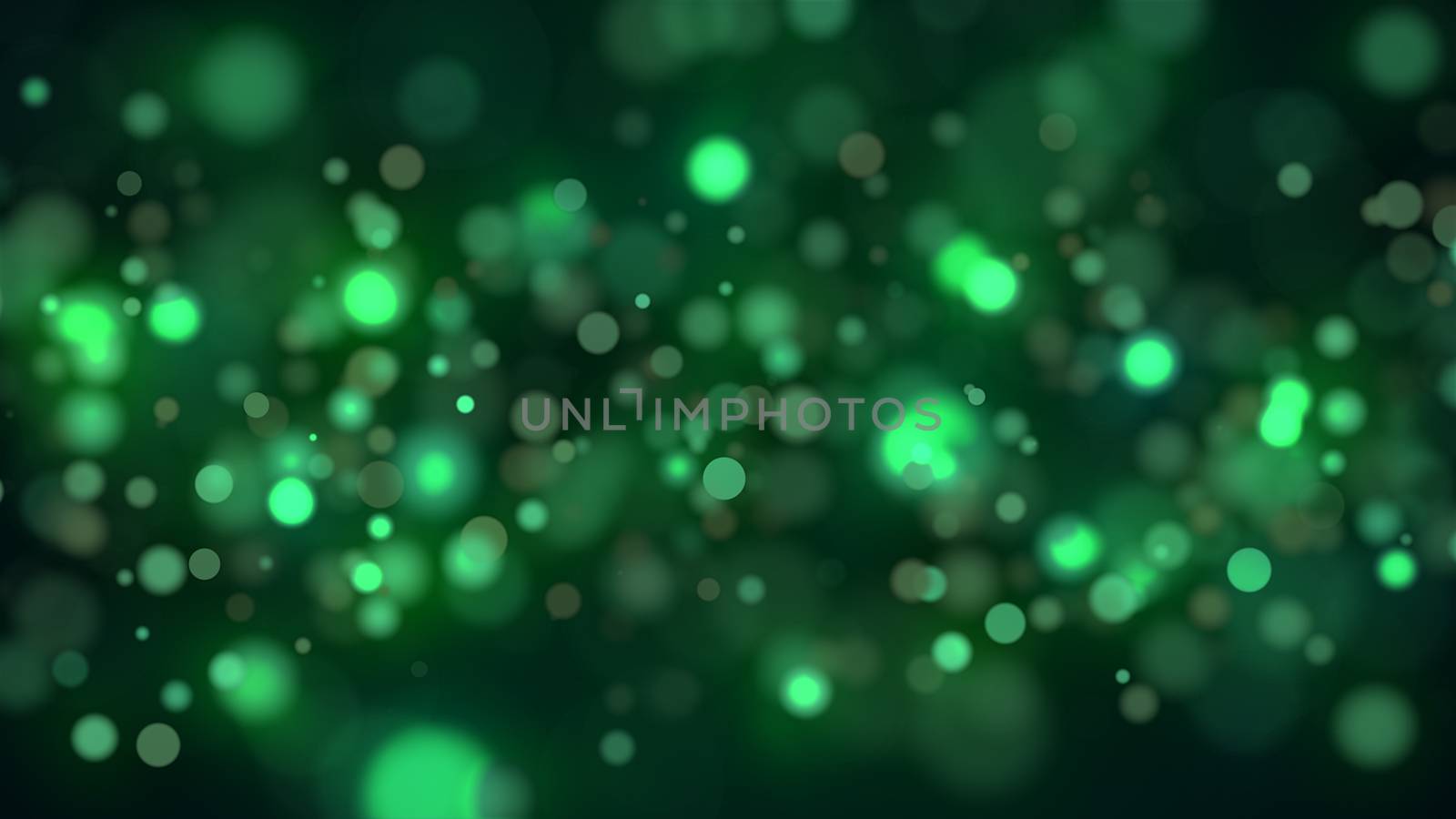 Abstract bokeh background. Christmas bokeh lights refocused blurred background. 3d render