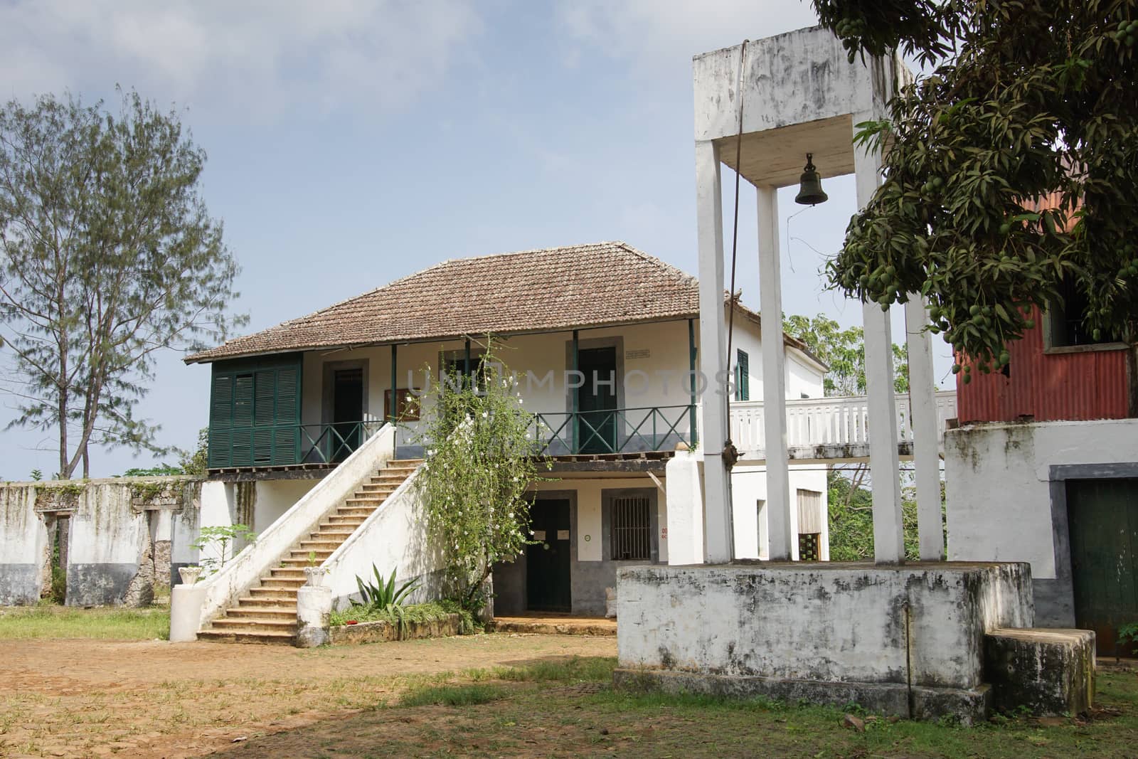 Old farmhouse on Principe island, Sao Tome and Principe, Africa