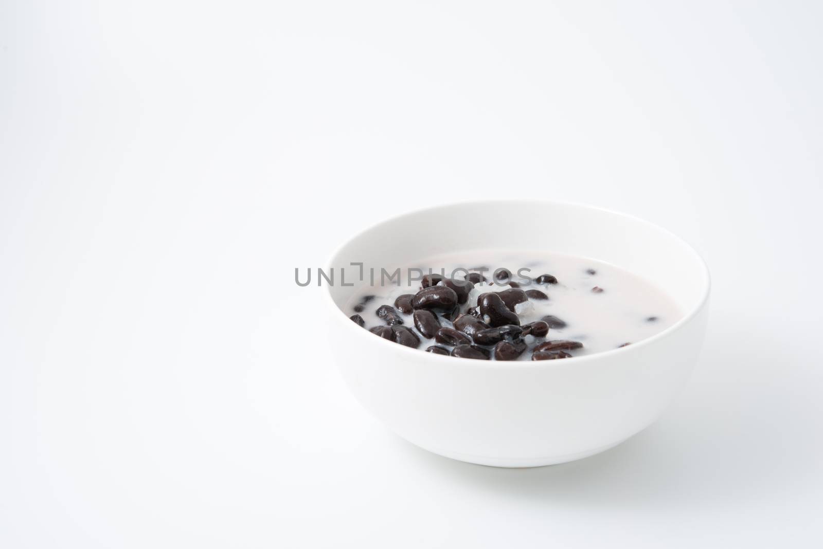 sweet sticky rice & black beans in coconut milk