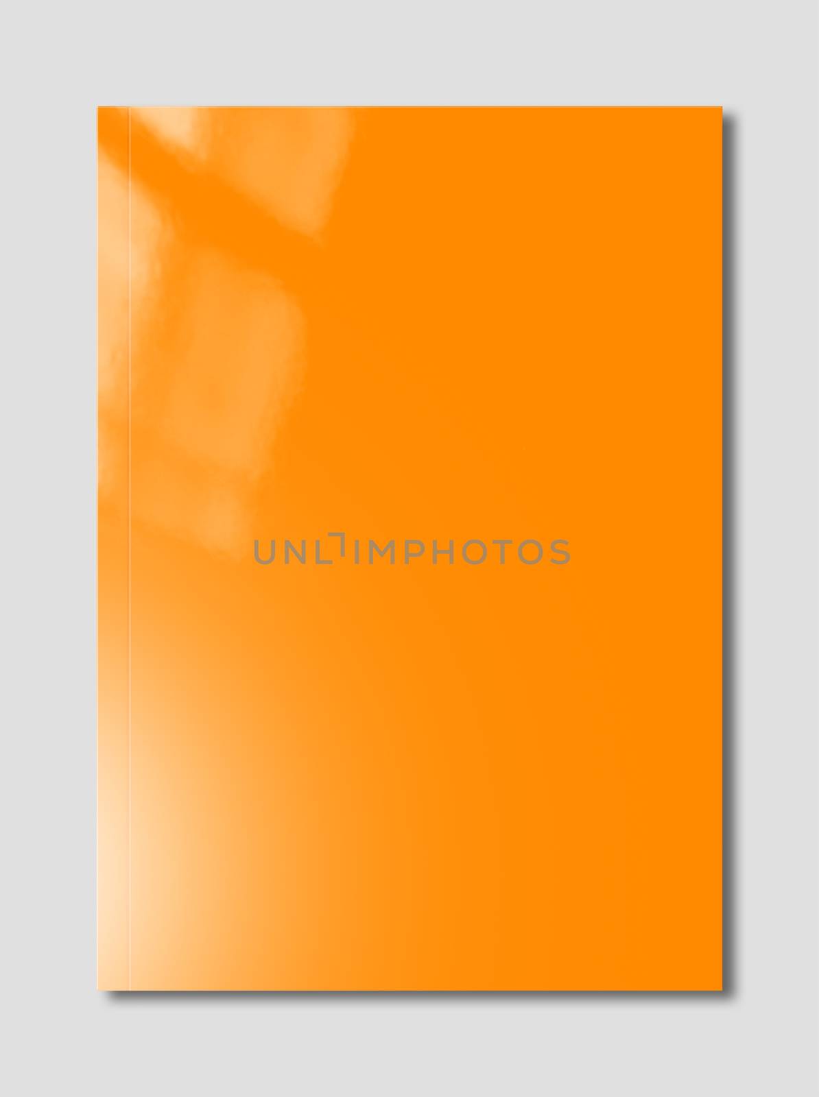 Orange Booklet cover template by daboost