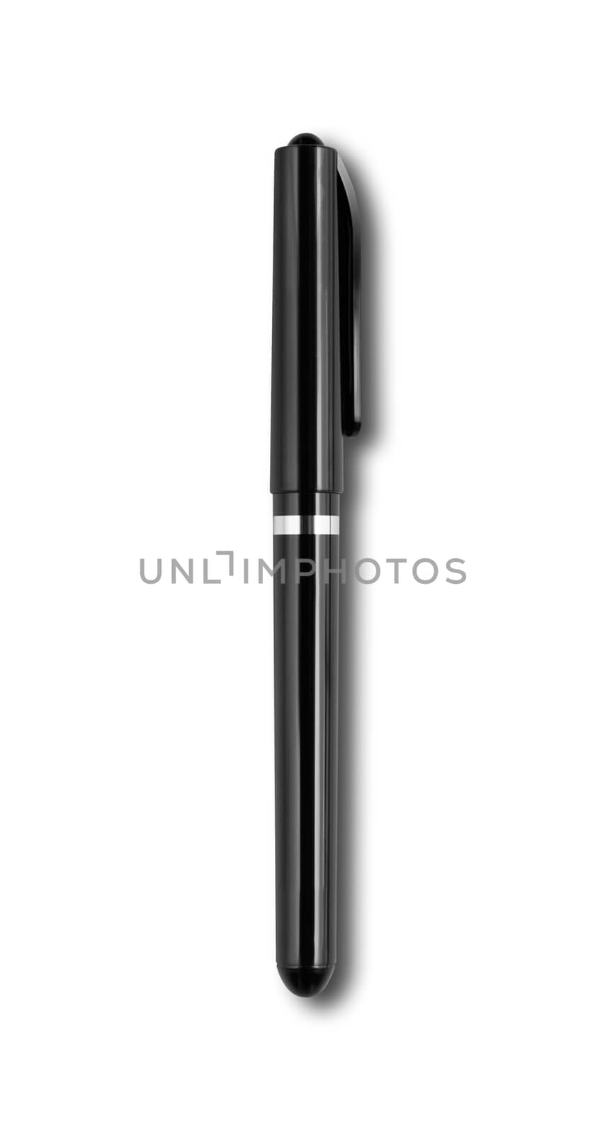 Black felt pen isolated on white by daboost