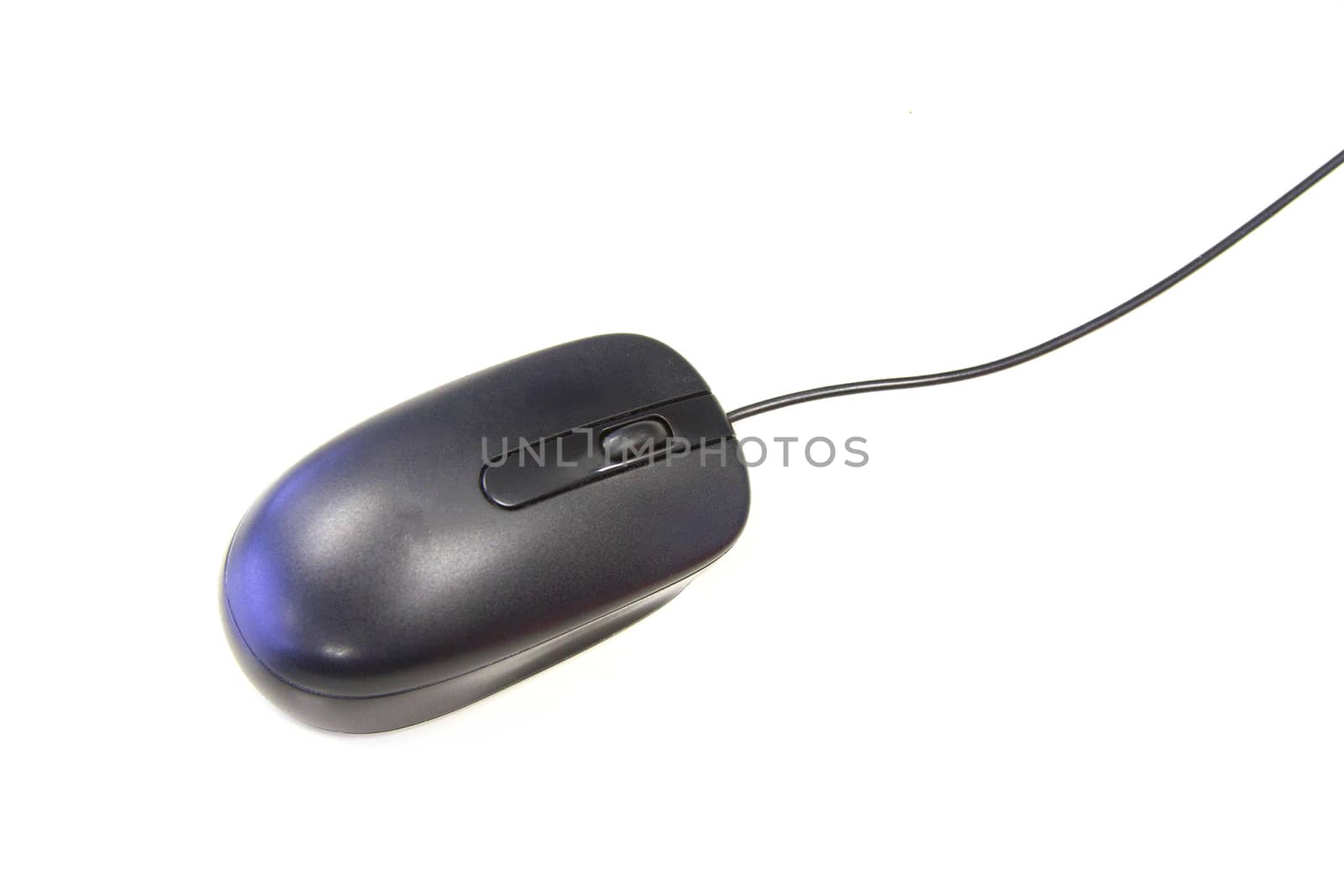 Computer mouse on white background by TakerWalker