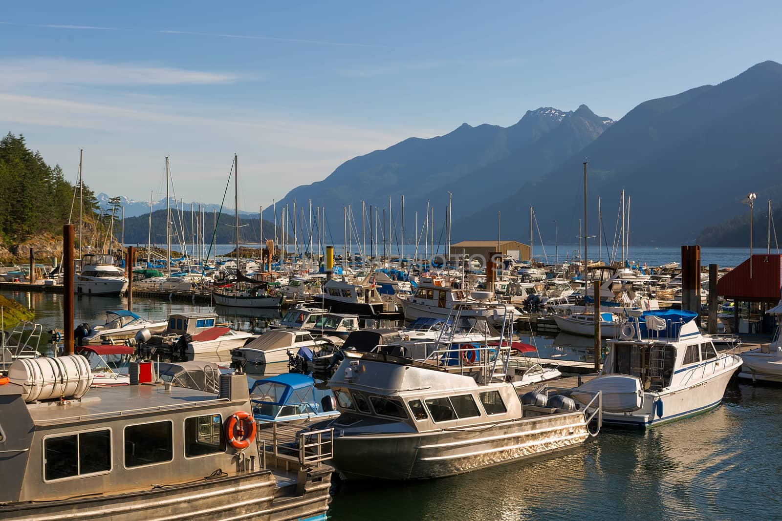 Marina at Horseshoe Bay in British Columbia by jpldesigns