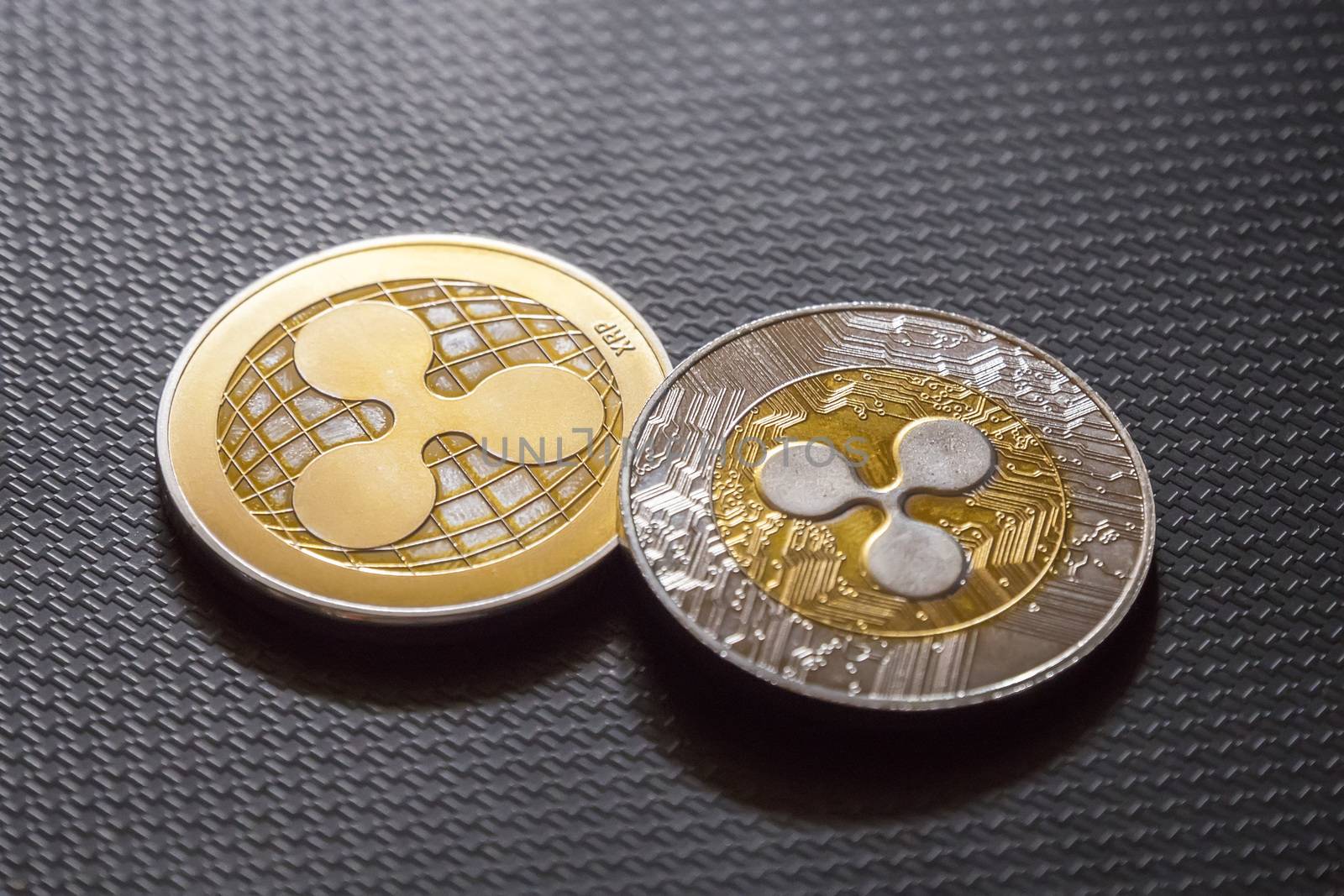 Ripple coins, cryptocurrency money by max8xam