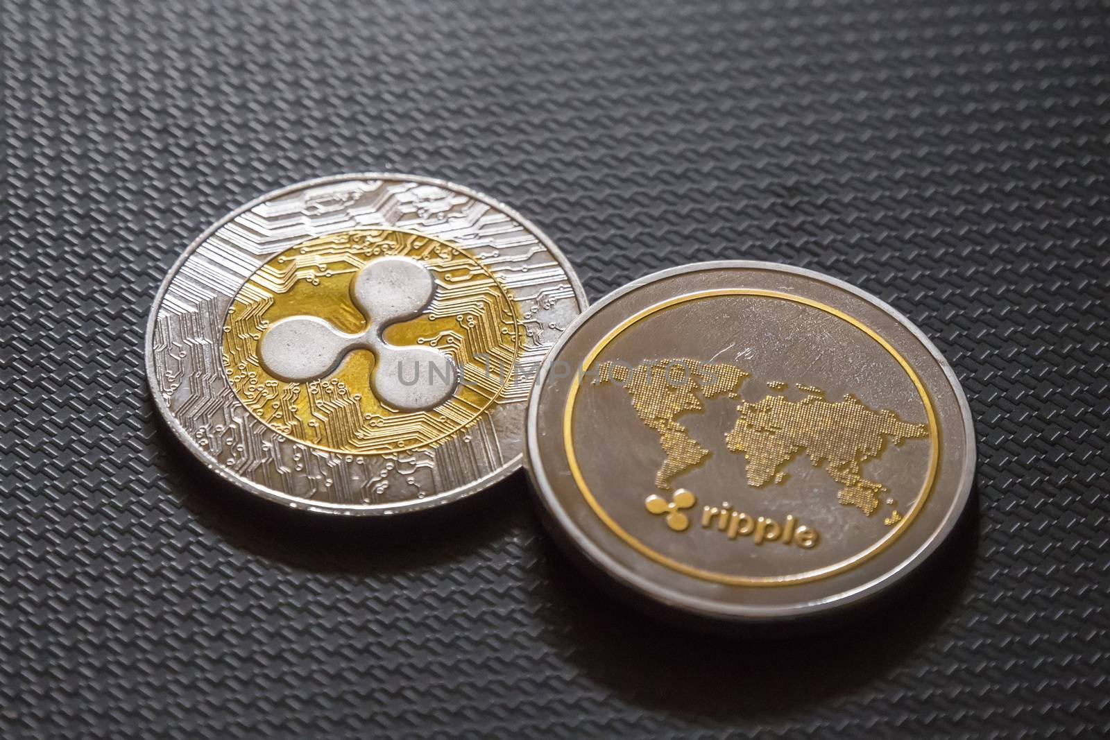 Ripple coins, cryptocurrency money