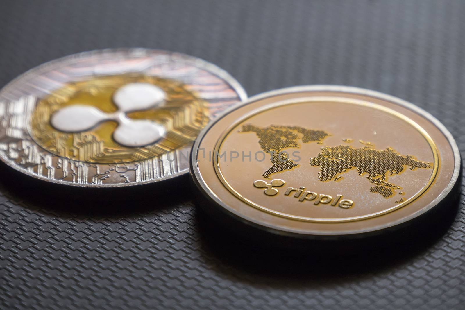 Ripple coins, cryptocurrency money by max8xam