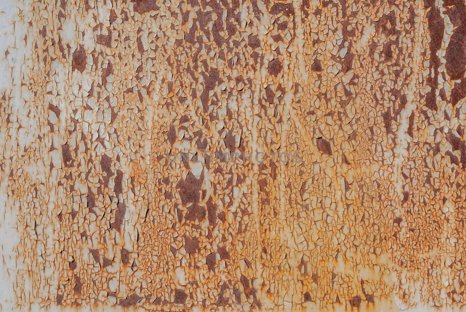 surface of rusty iron with remnants of old paint, chipped paint, texture background by uvisni
