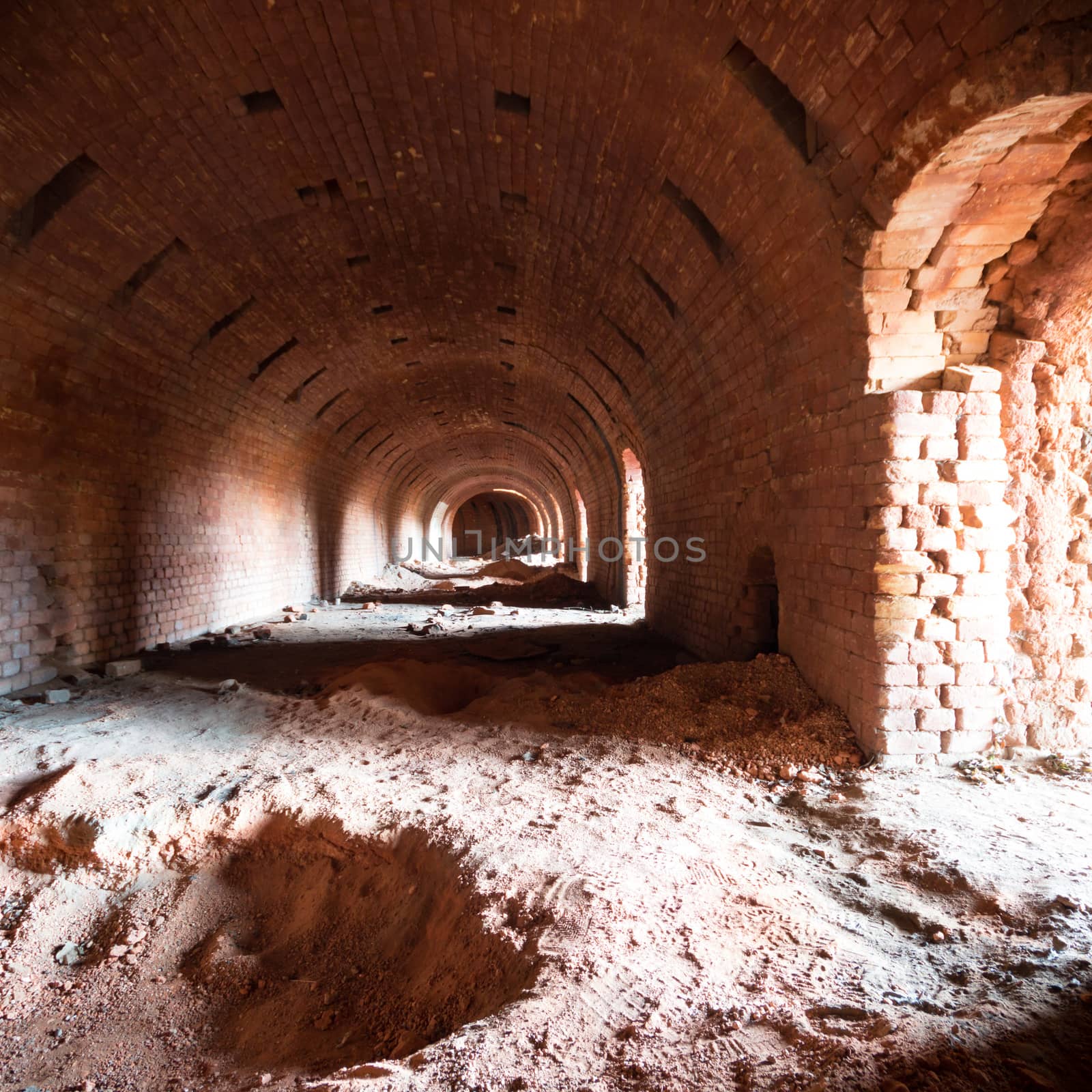 ruins of a very heavily polluted industrial factory, industrial series