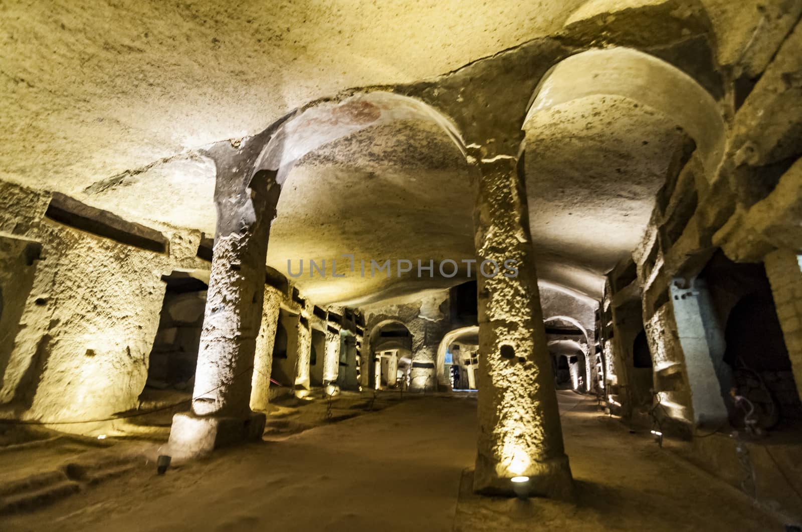 Catacombs of San Gennaro in Naples, Italy by edella