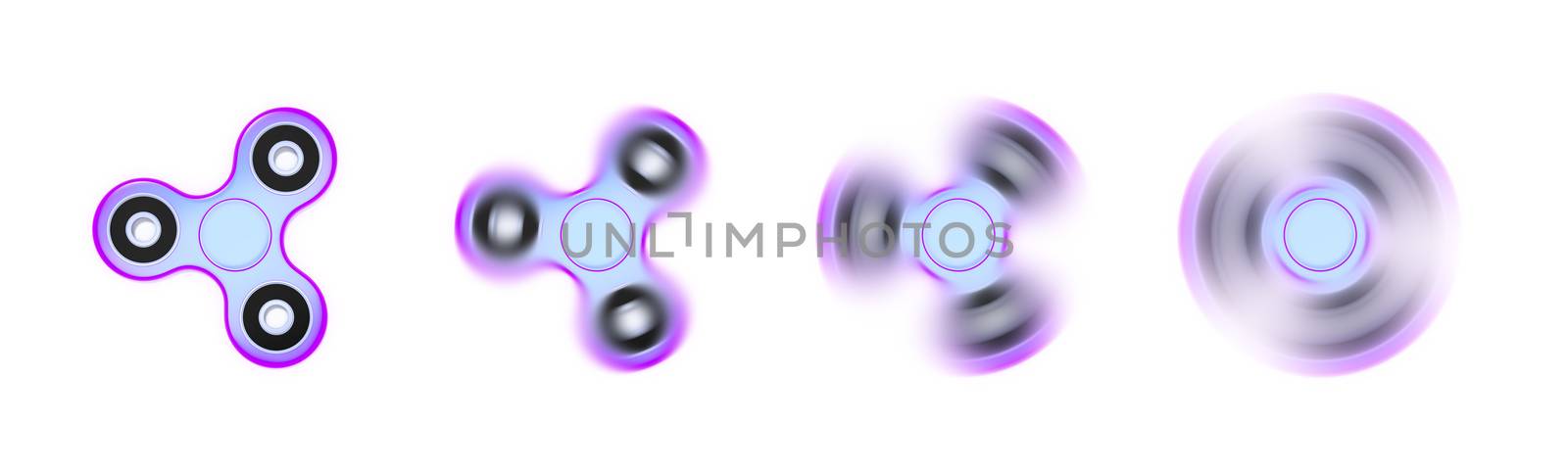 a fidget spinner in motion by magann
