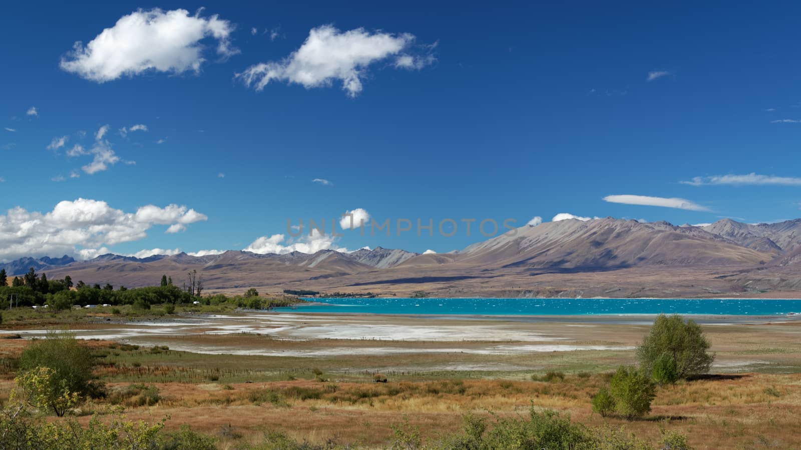 Distant View of Lake Tekapo on a Summer's Day by phil_bird