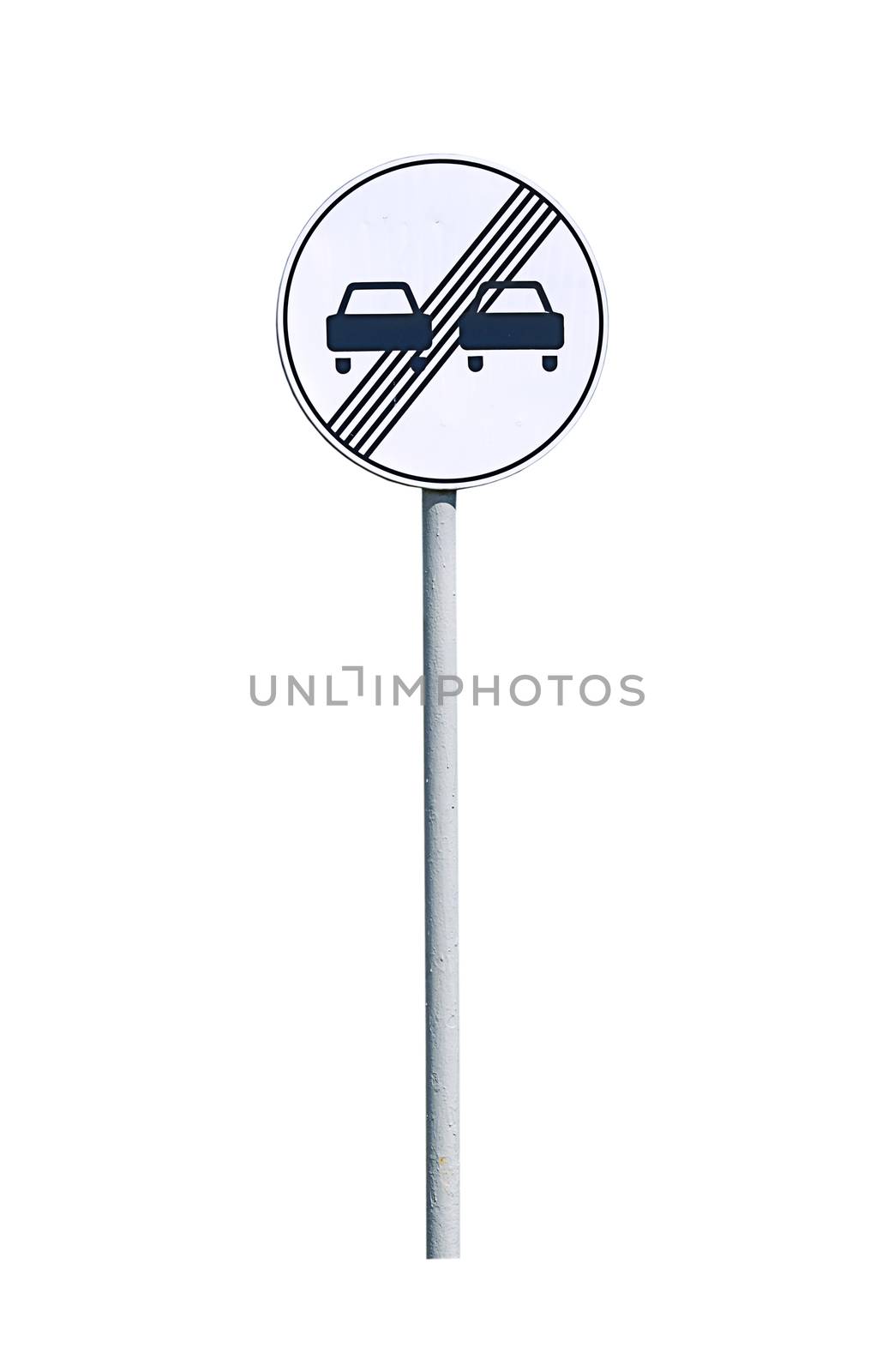 Traffic sign isolated on white background by SvetaVo