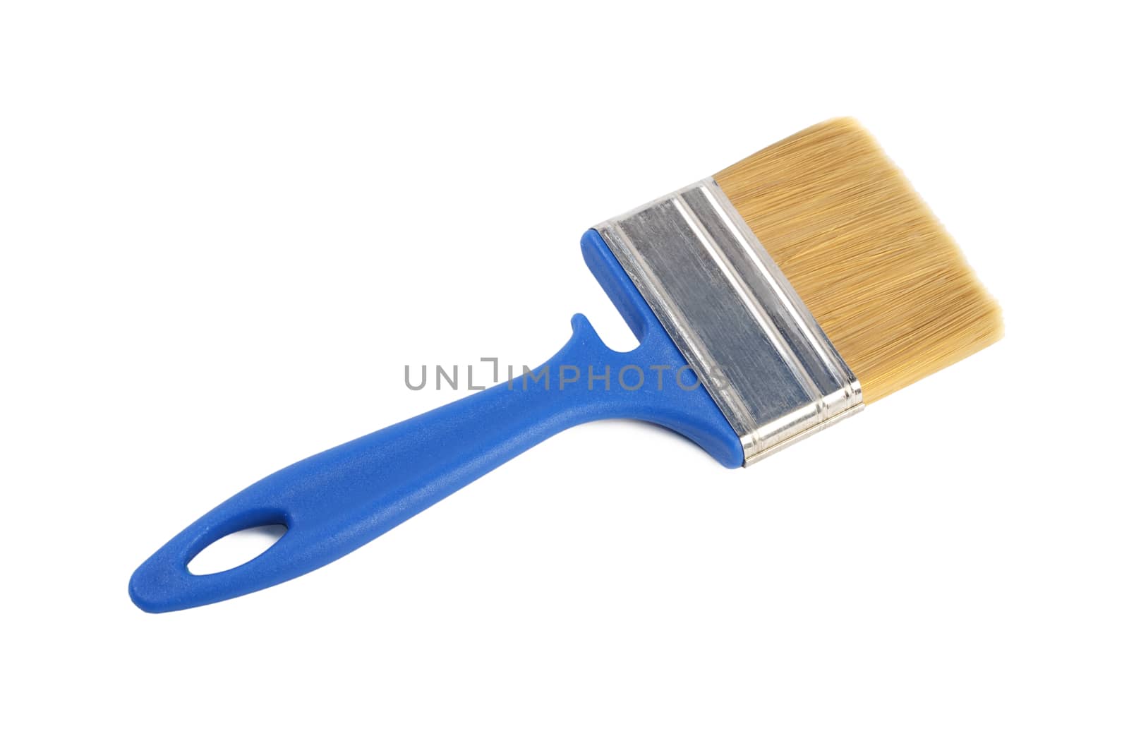 Brush for painting paint isolated on white