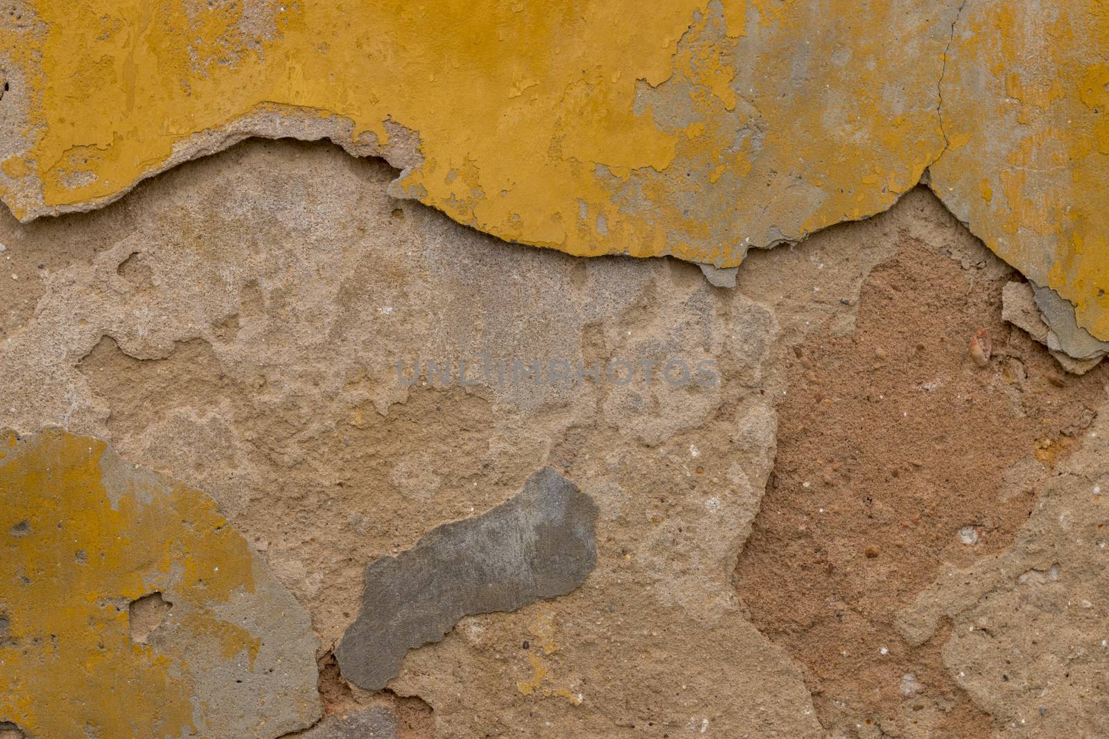 Old texture yellow wall by membio