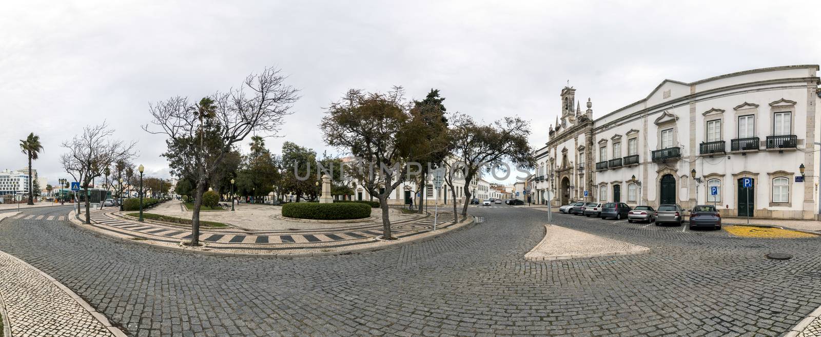 historical downtown panorama by membio