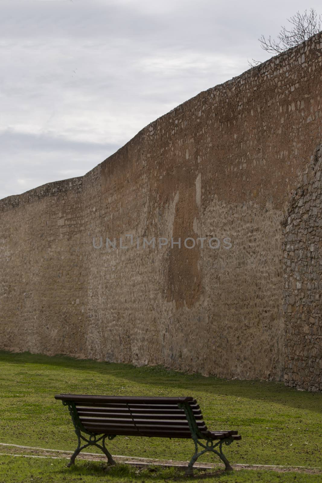 Historical castle wall by membio